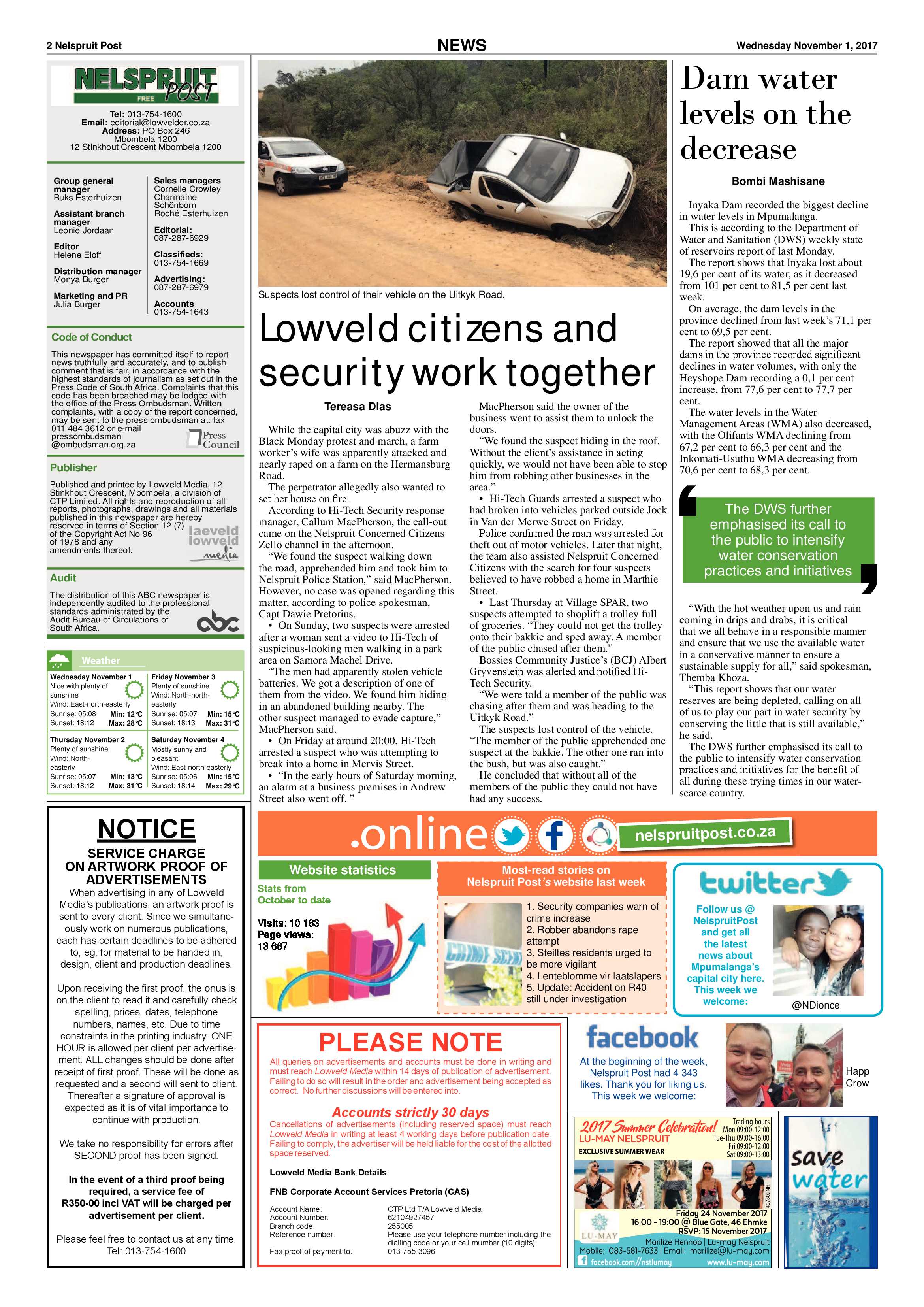 Nelspruit Post 1 November 2017 page 2