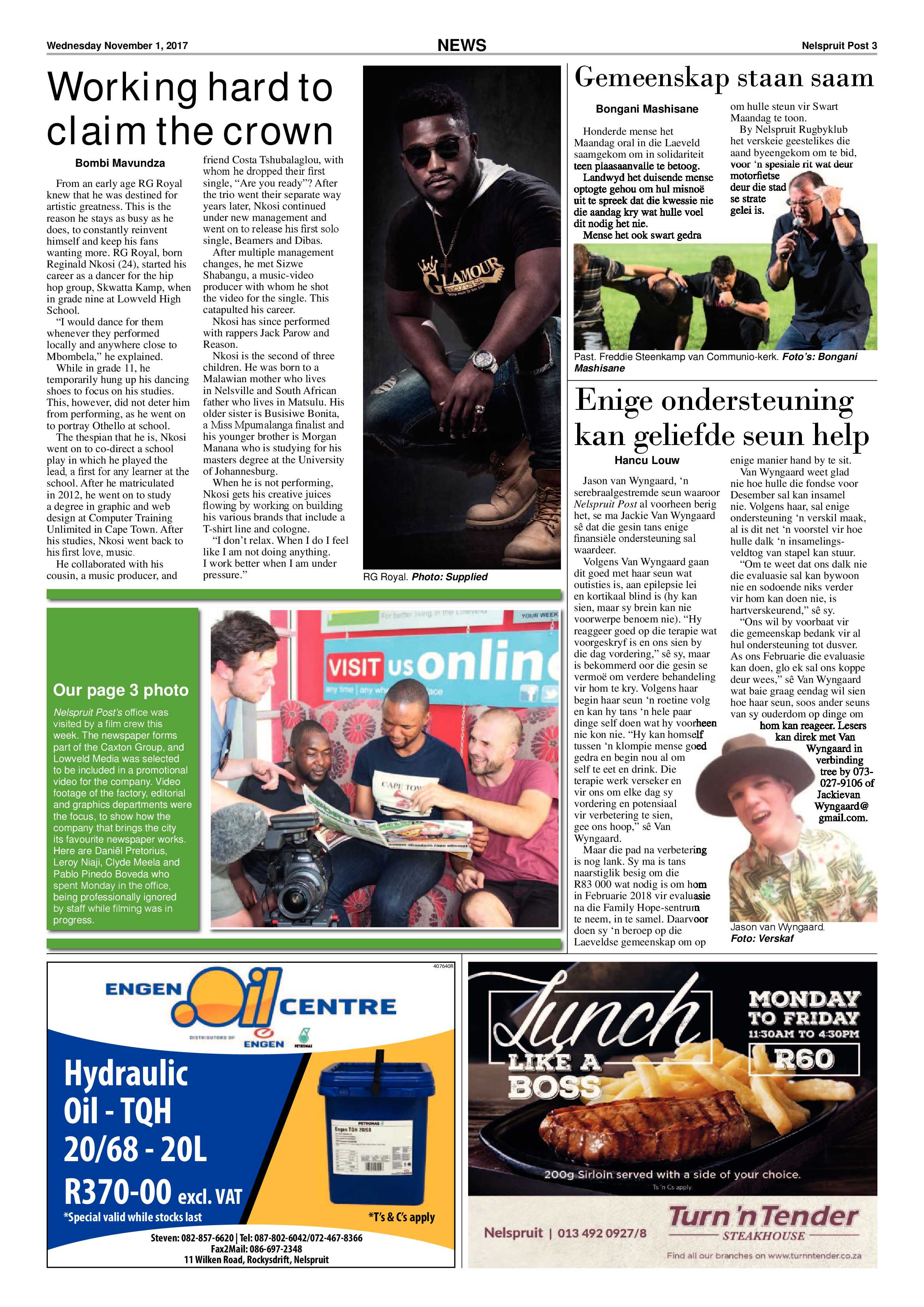 Nelspruit Post 1 November 2017 page 3