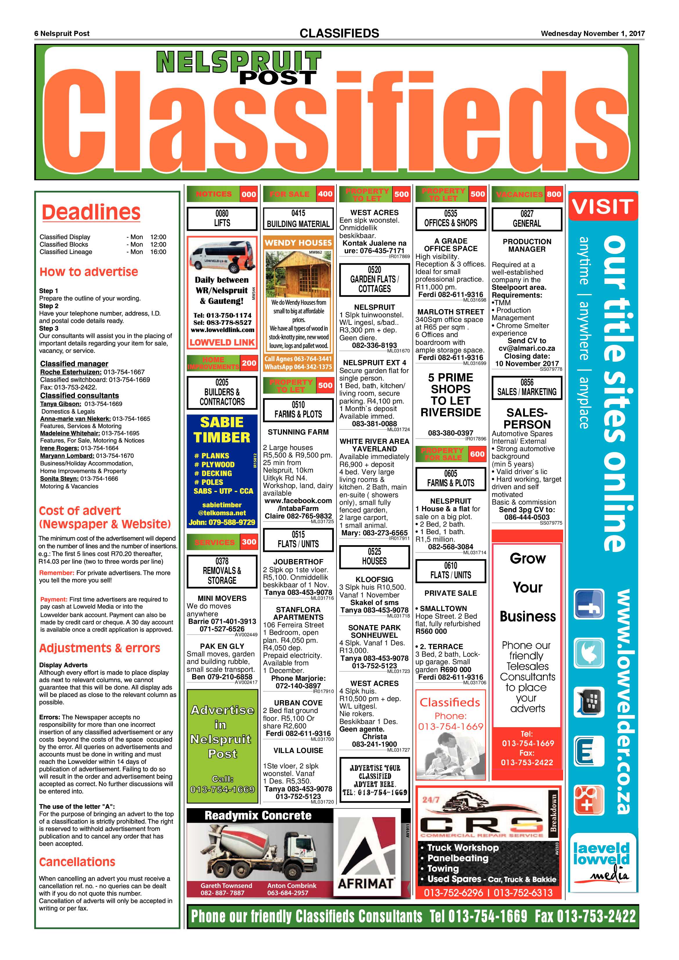 Nelspruit Post 1 November 2017 page 6