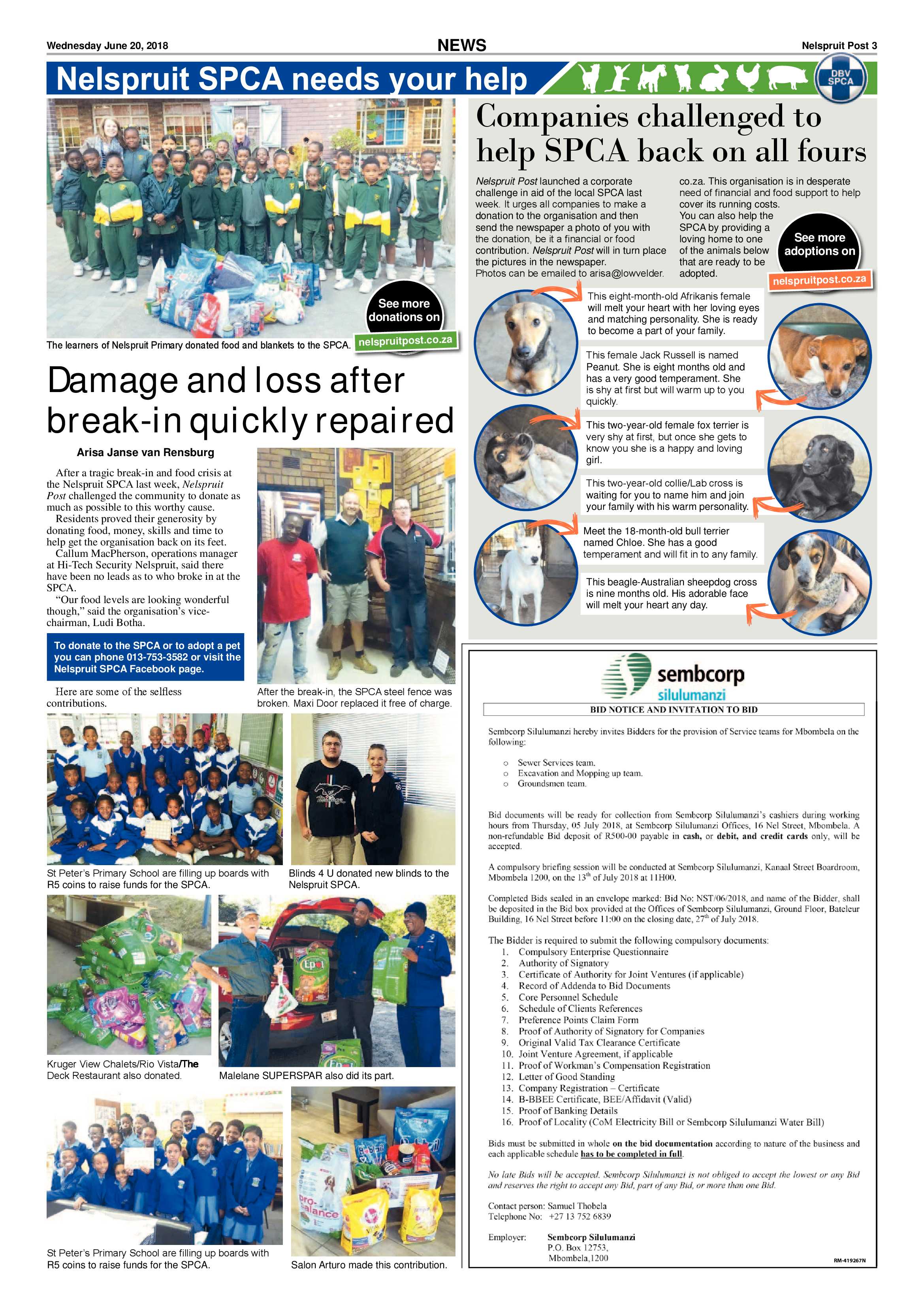 Nelspruit Post 20 June 2018 page 3
