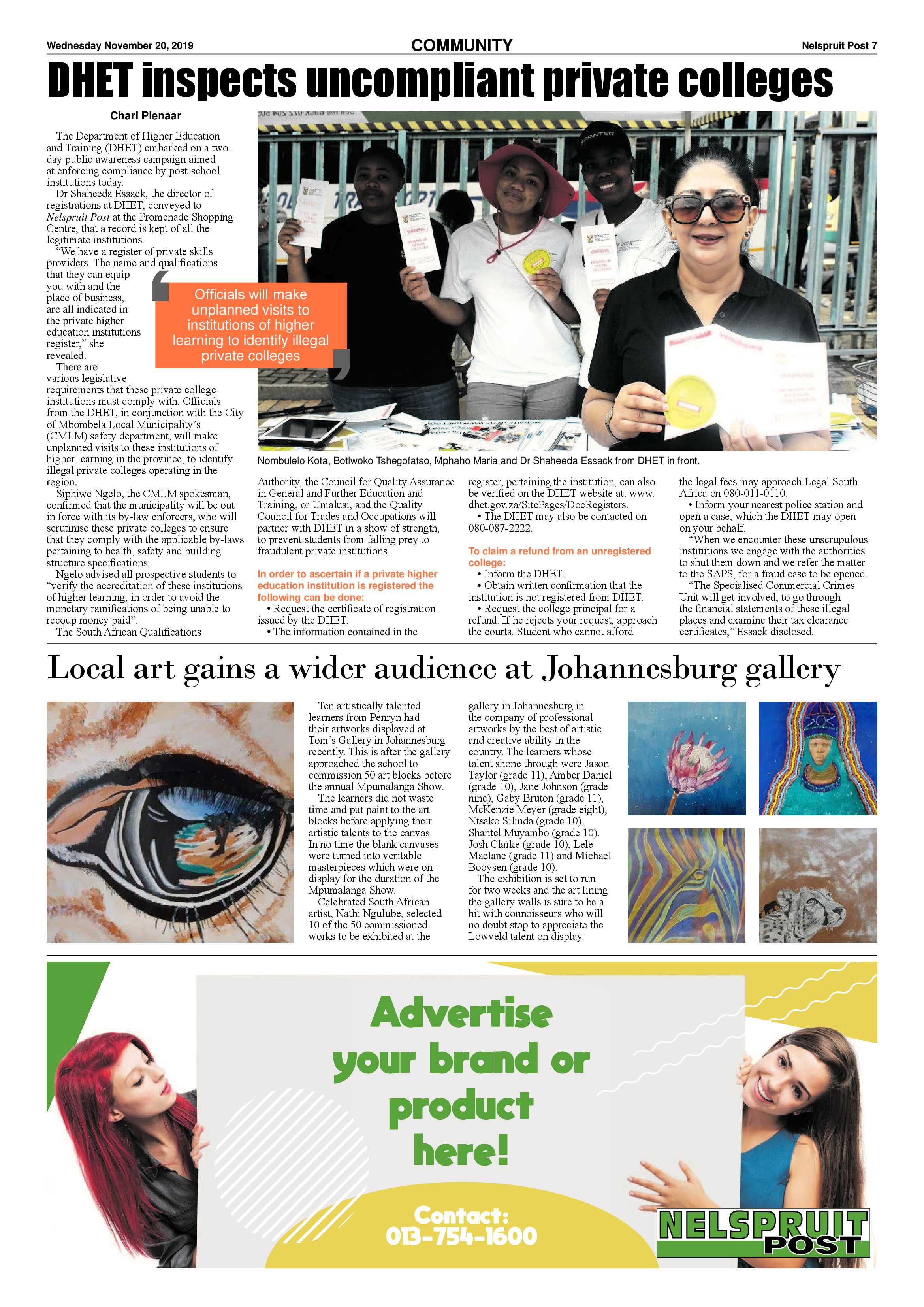 Nelspruit Post 20 November 2019 page 7