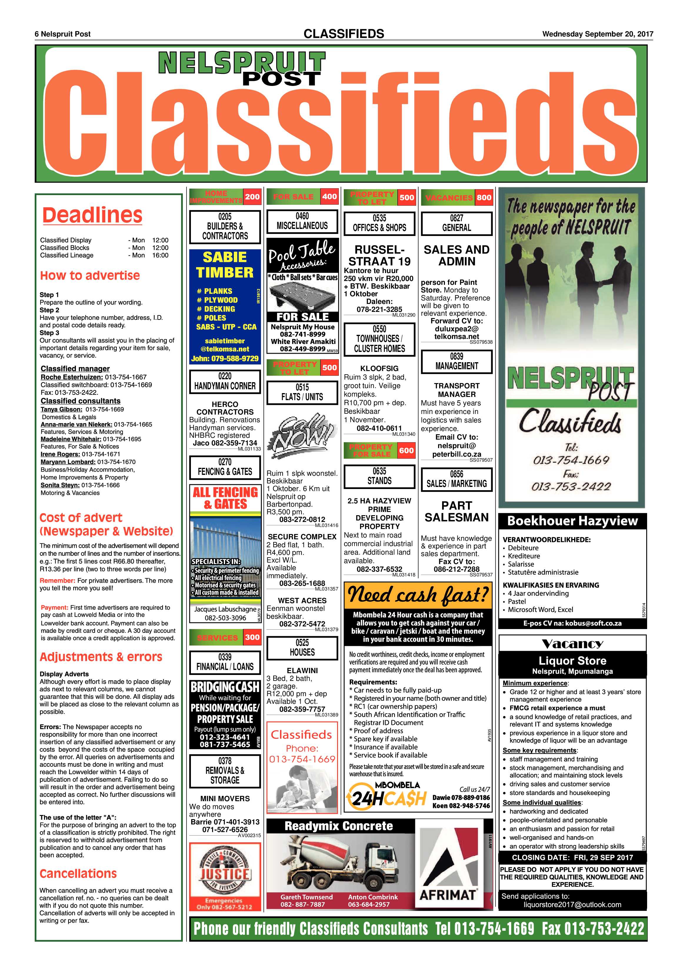 Nelspruit Post 20 September 2017 page 6