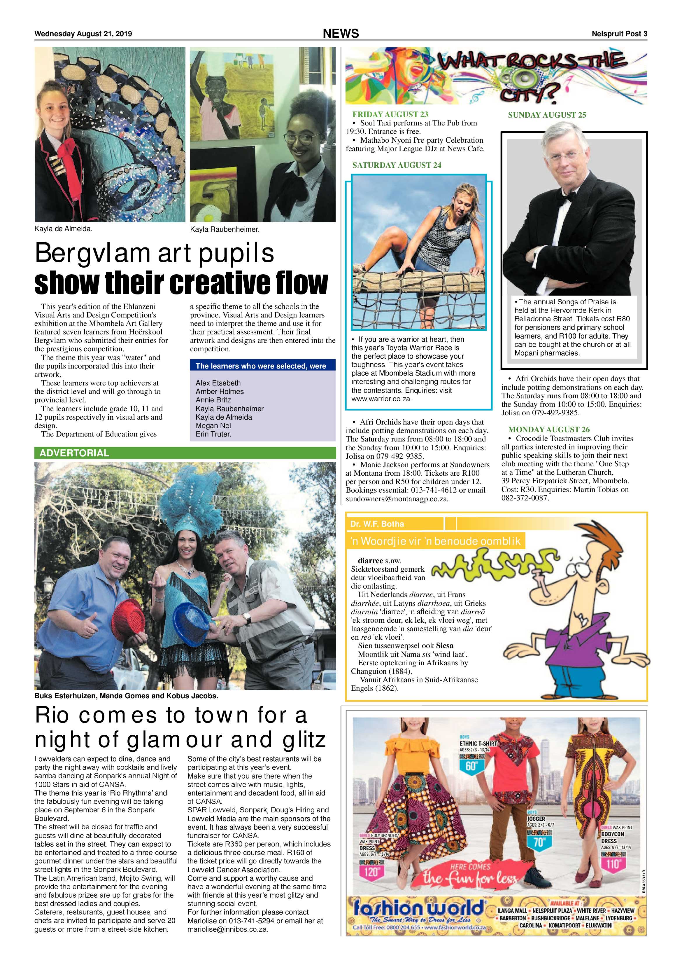 Nelspruit Post 21 August 2019 page 3