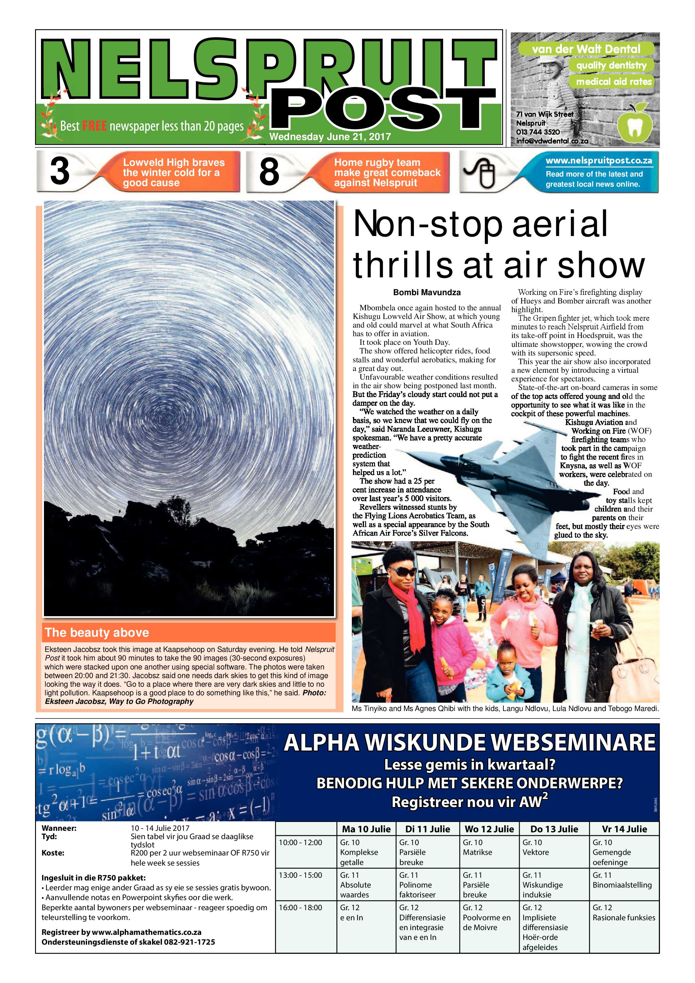Nelspruit Post 21 June 2017 page 1