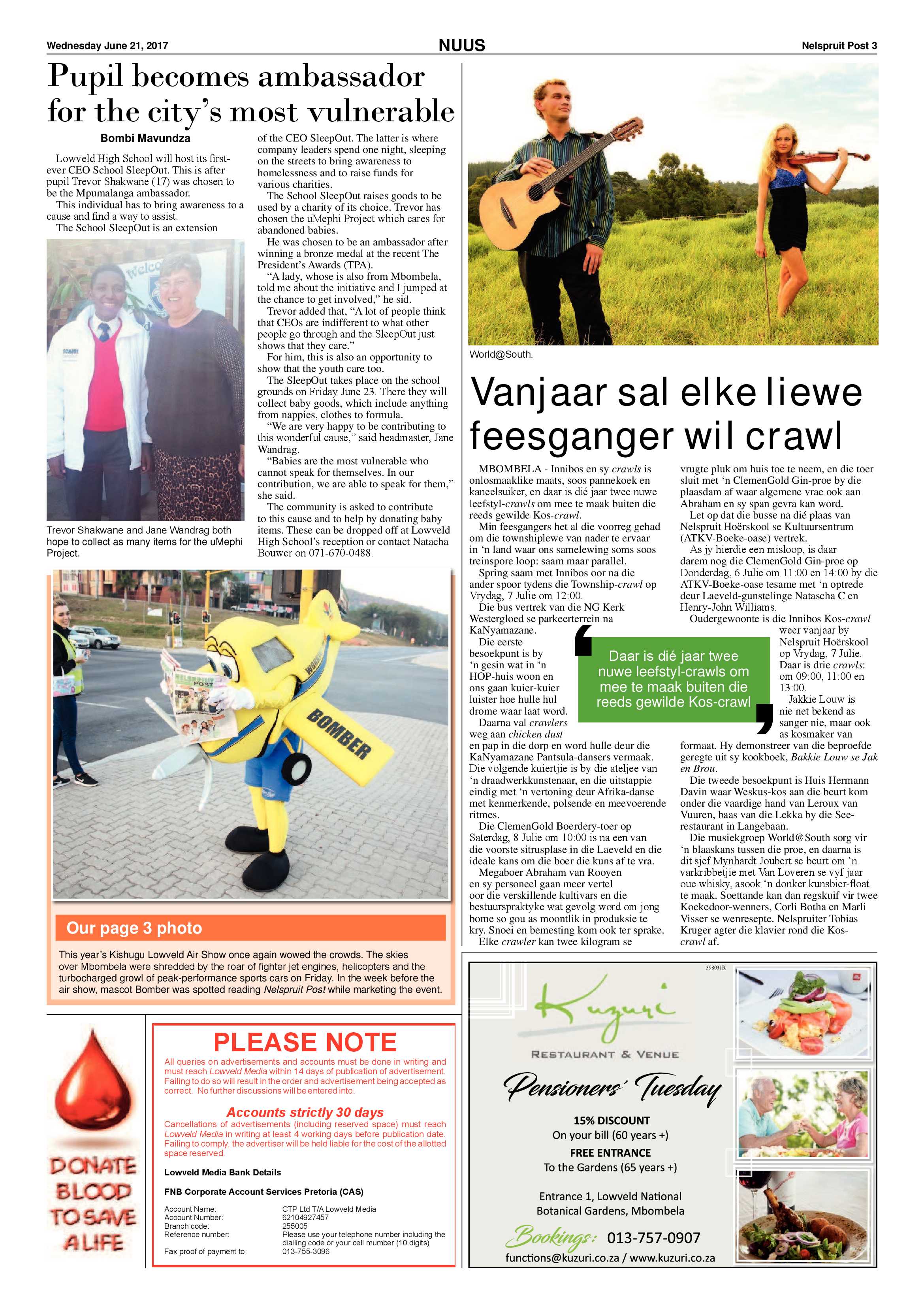 Nelspruit Post 21 June 2017 page 3