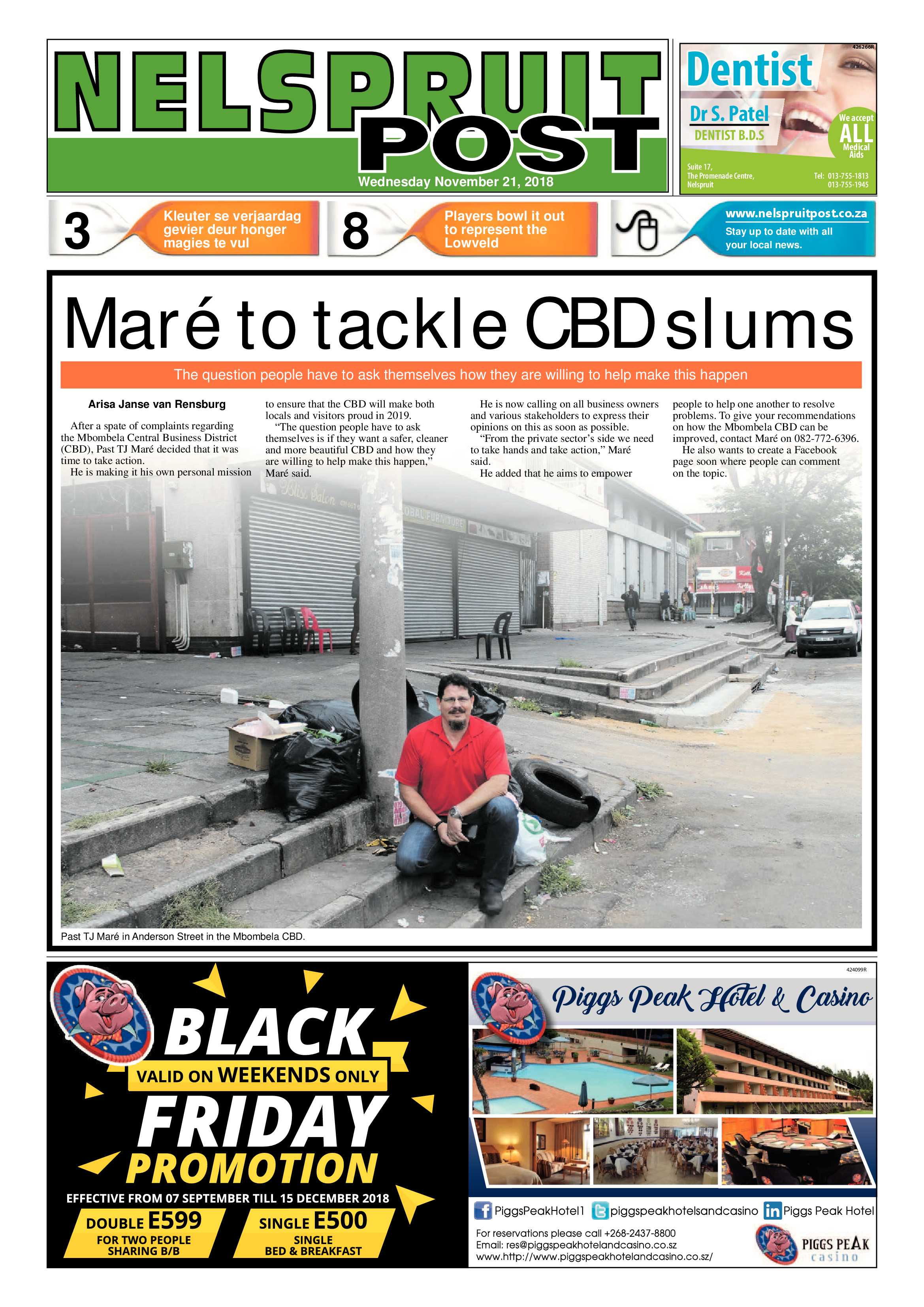 Nelspruit Post 21 November 2018 page 1