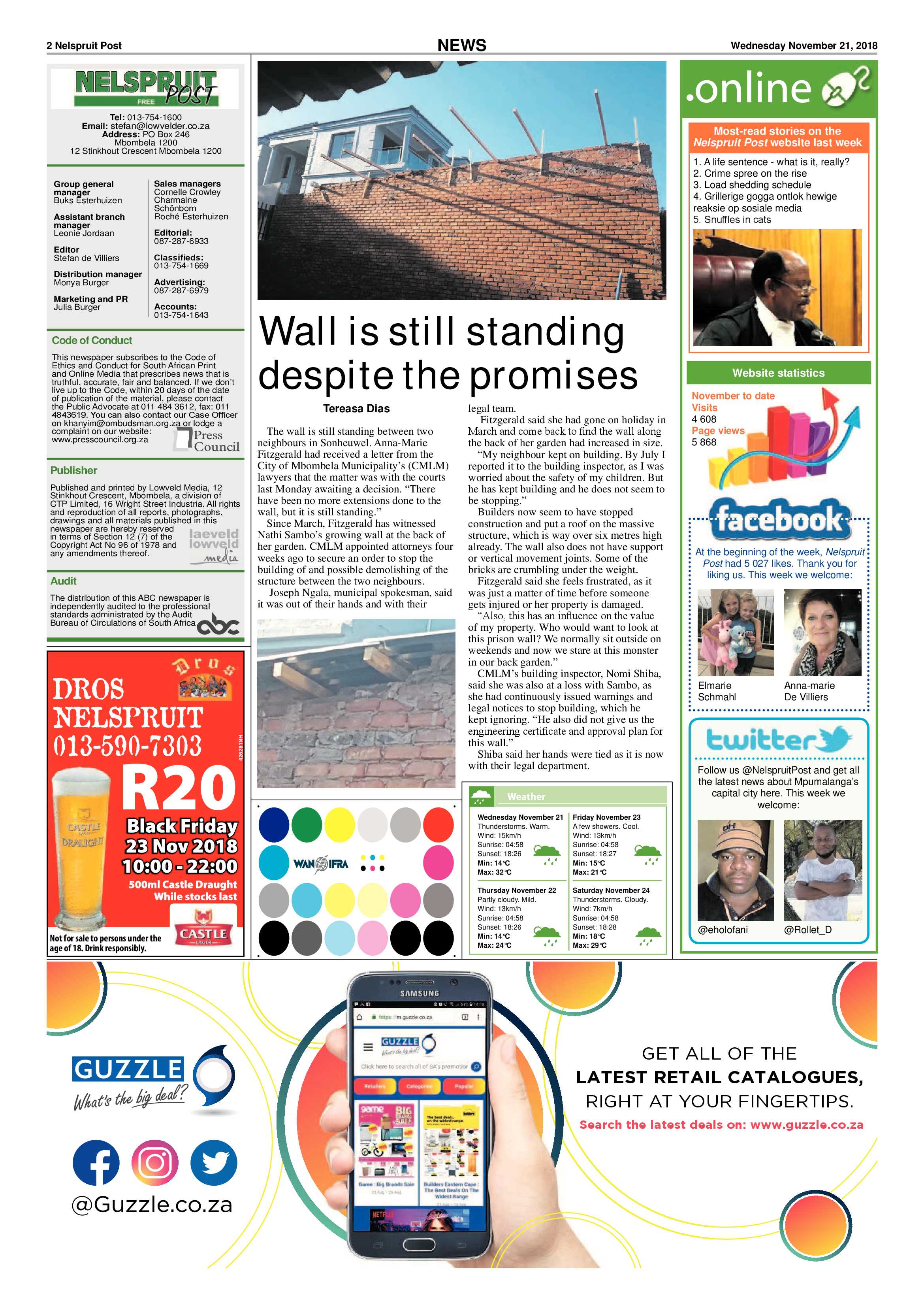Nelspruit Post 21 November 2018 page 2