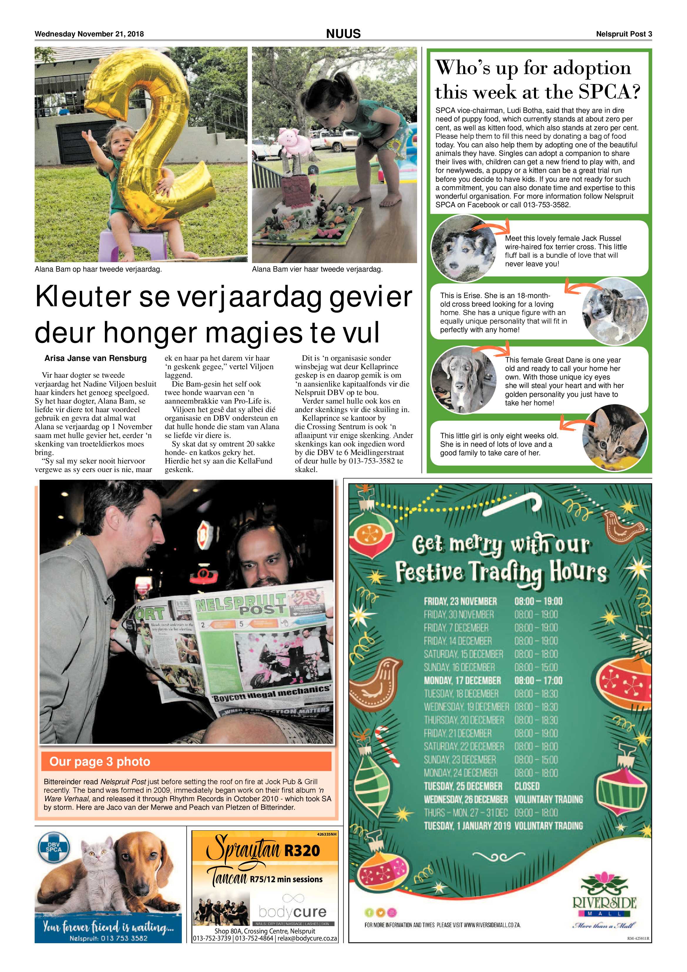 Nelspruit Post 21 November 2018 page 3