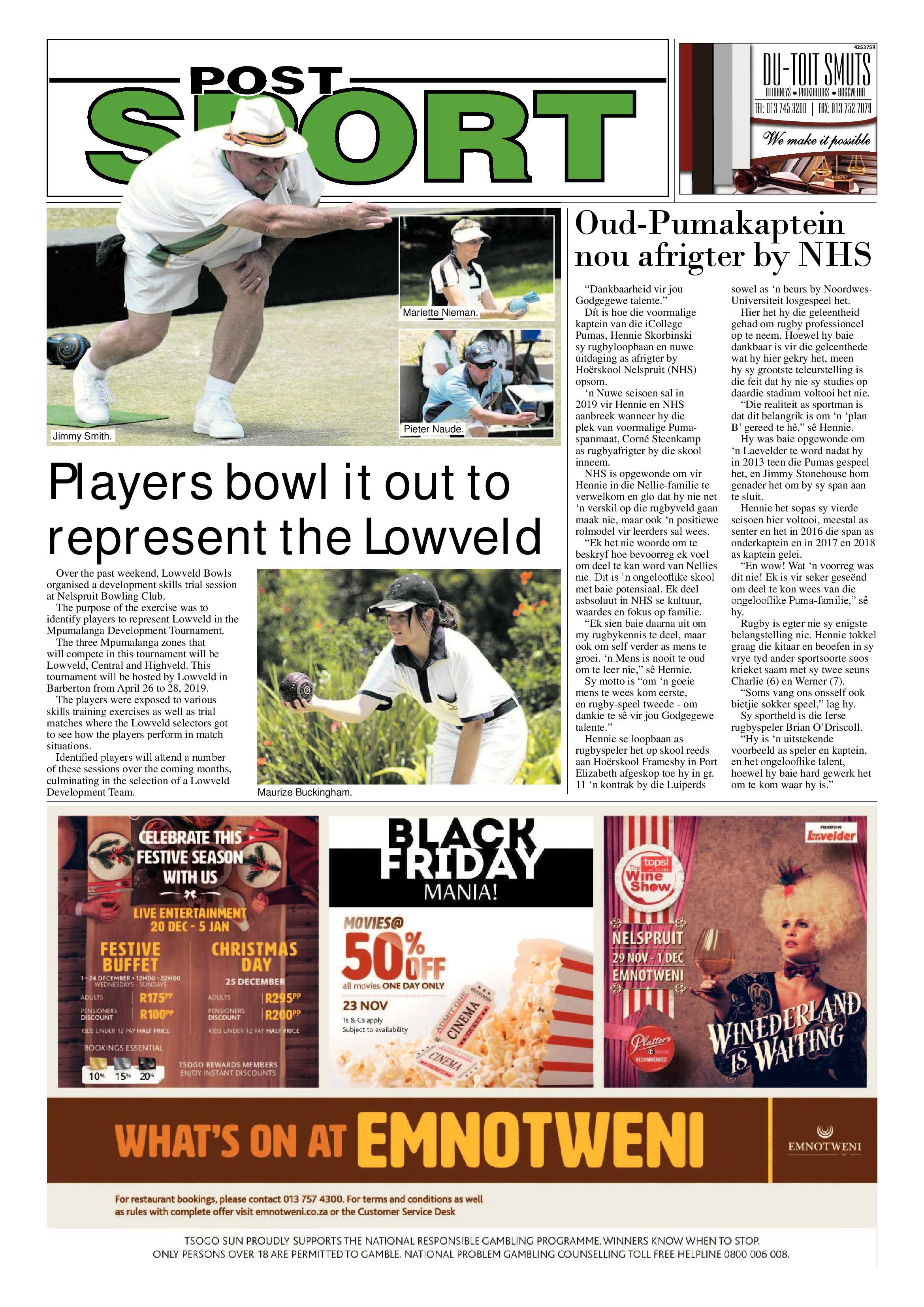 Nelspruit Post 21 November 2018 page 8