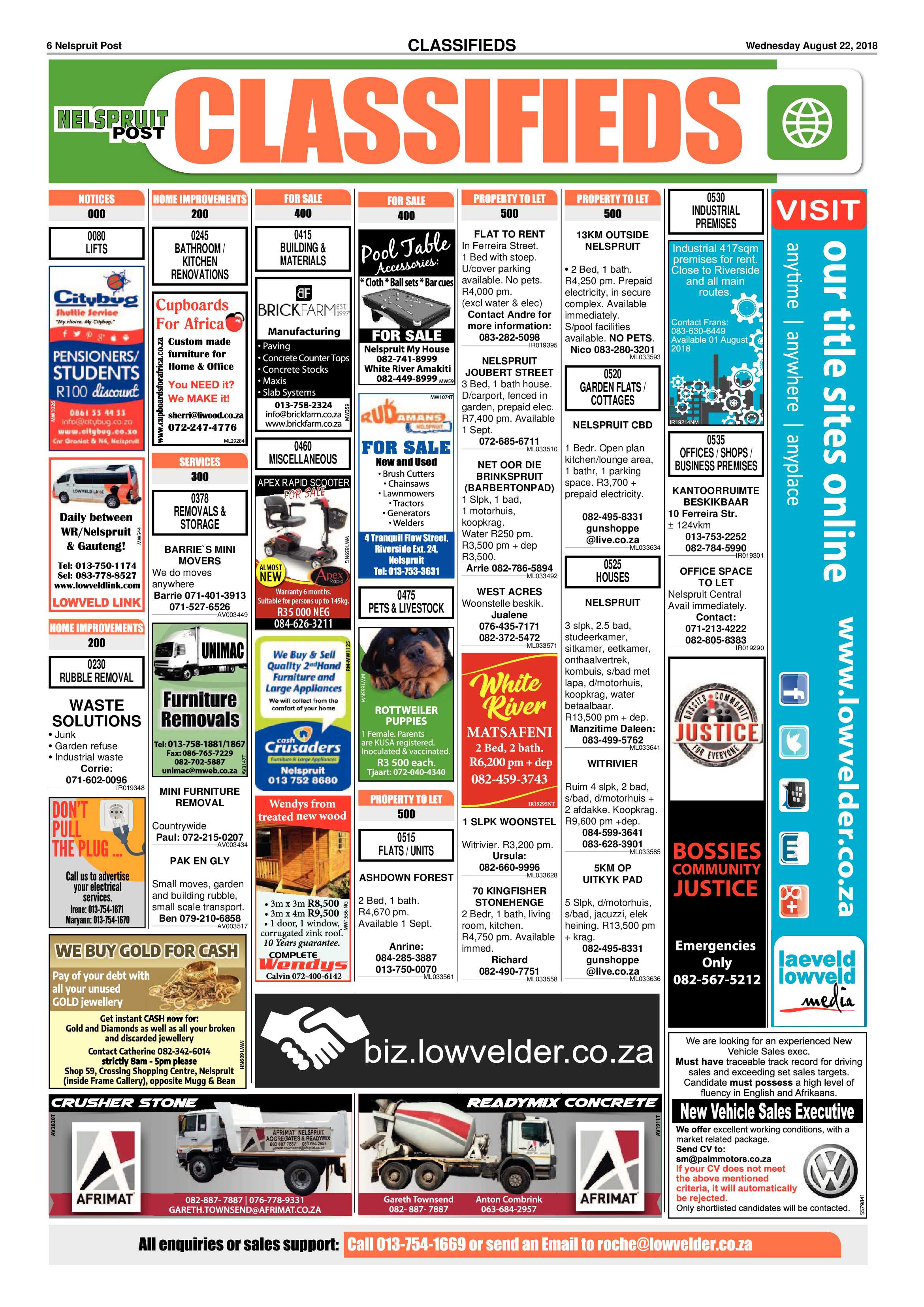 Nelspruit Post 22 August 2018 page 6