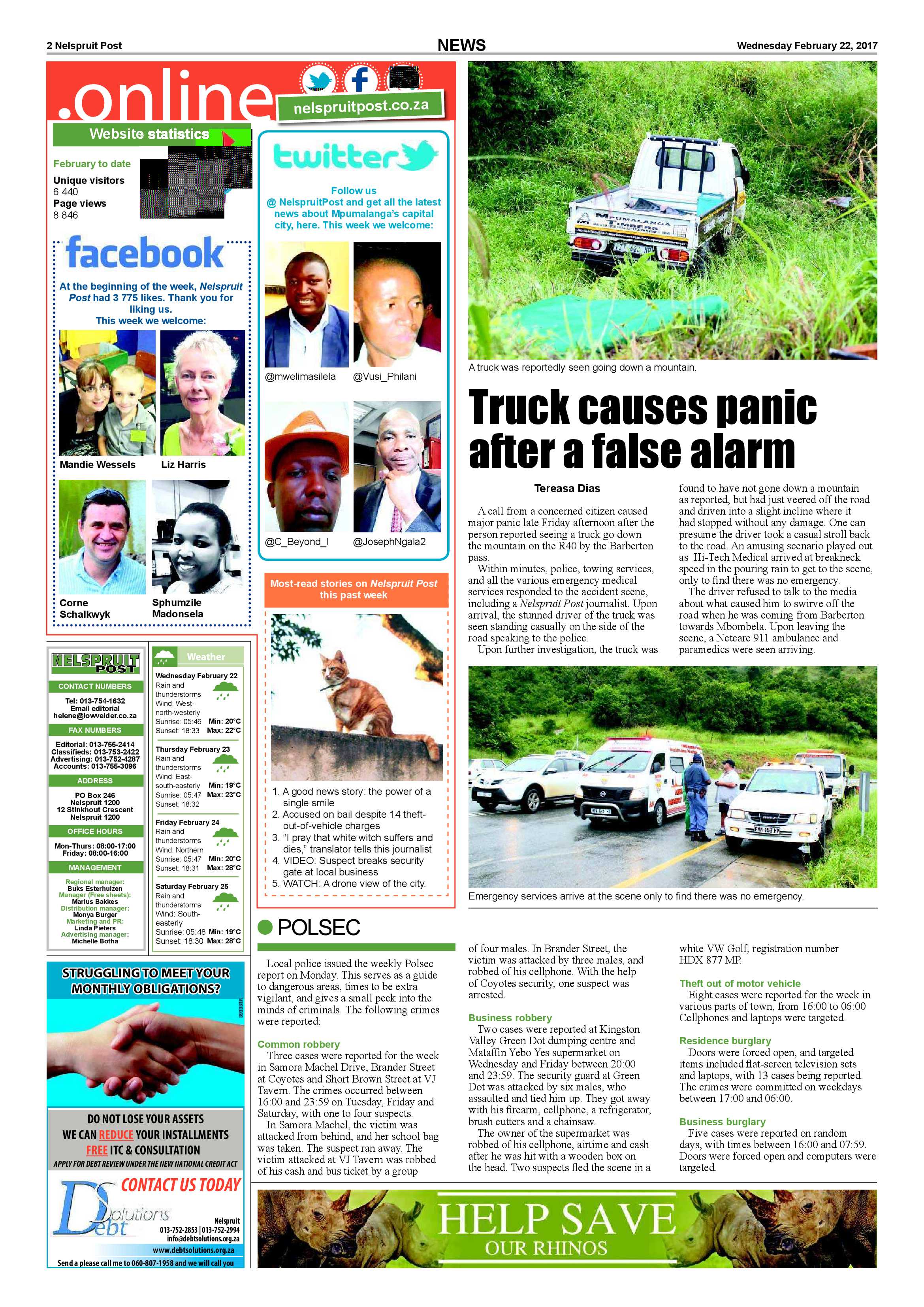 Nelspruit Post 22 February 2017 page 2