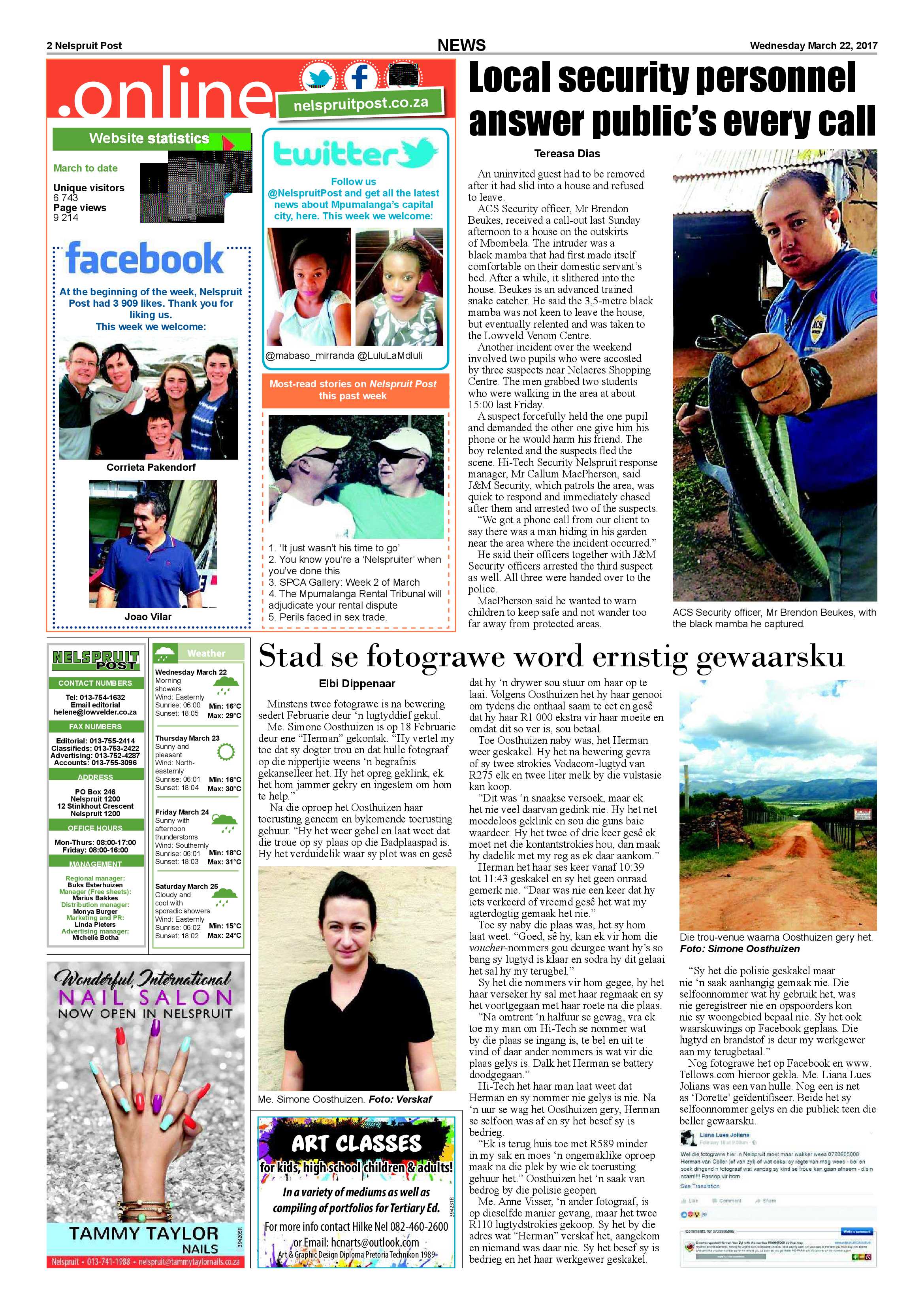Nelspruit Post 22 March 2017 page 2