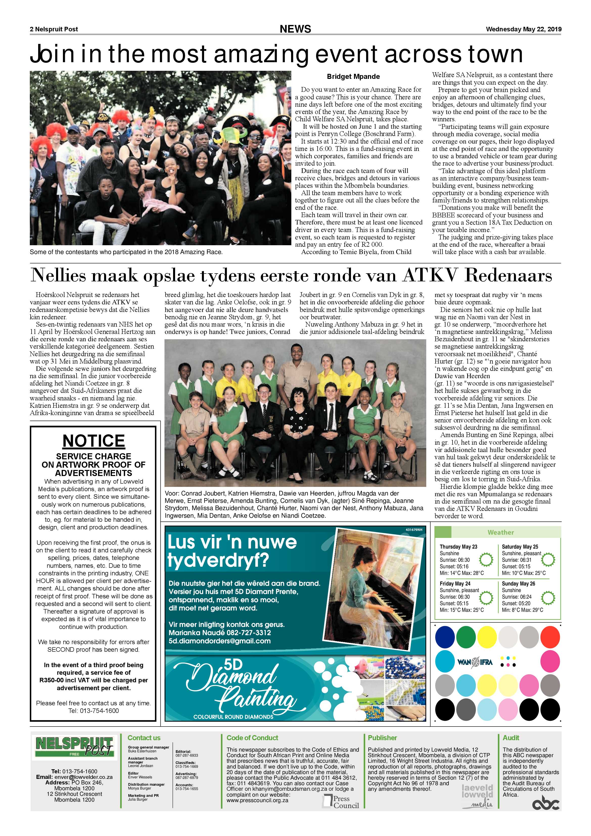 Nelspruit Post 22 May 2019 page 2