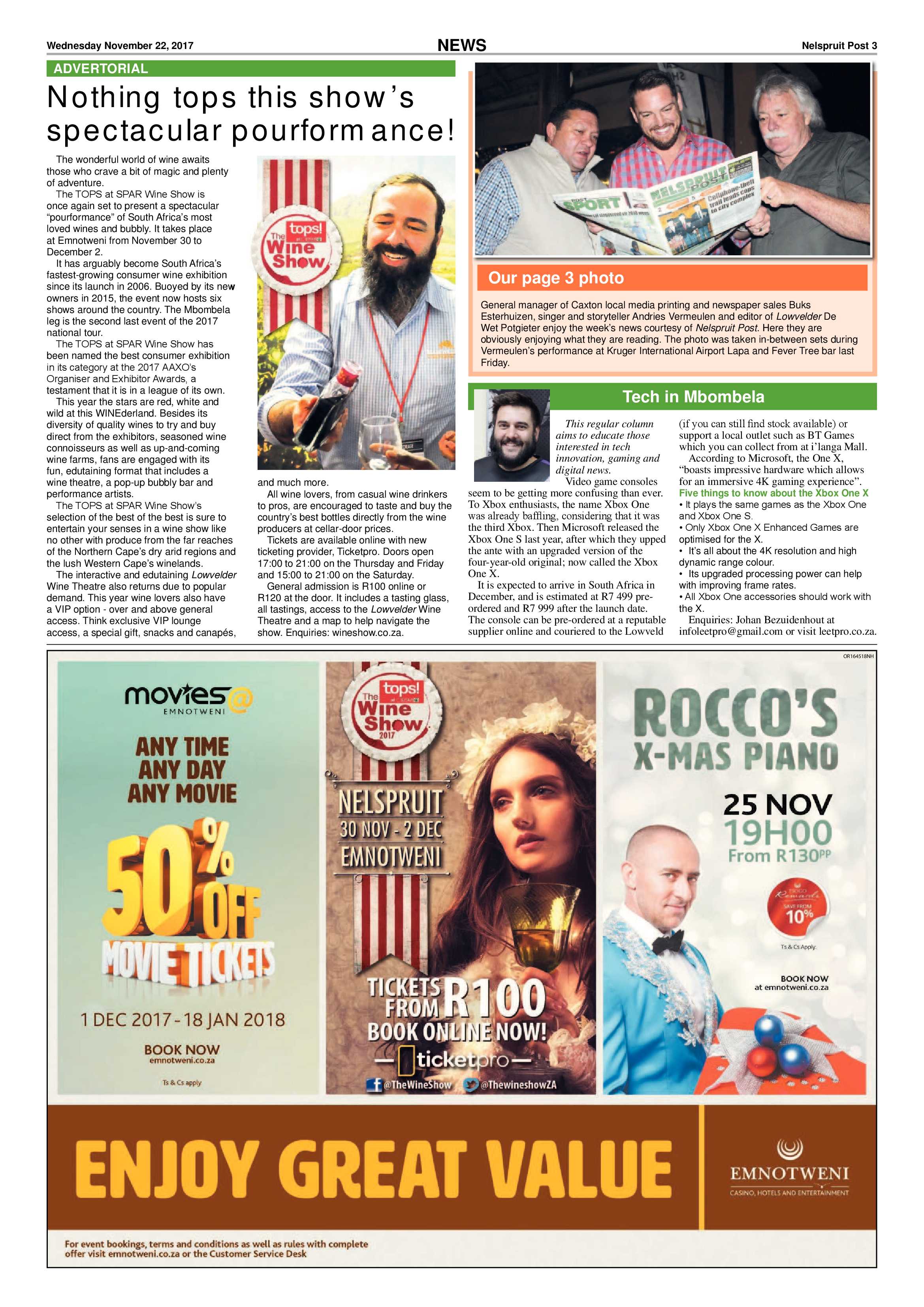 Nelspruit Post 22 November 2017 page 3