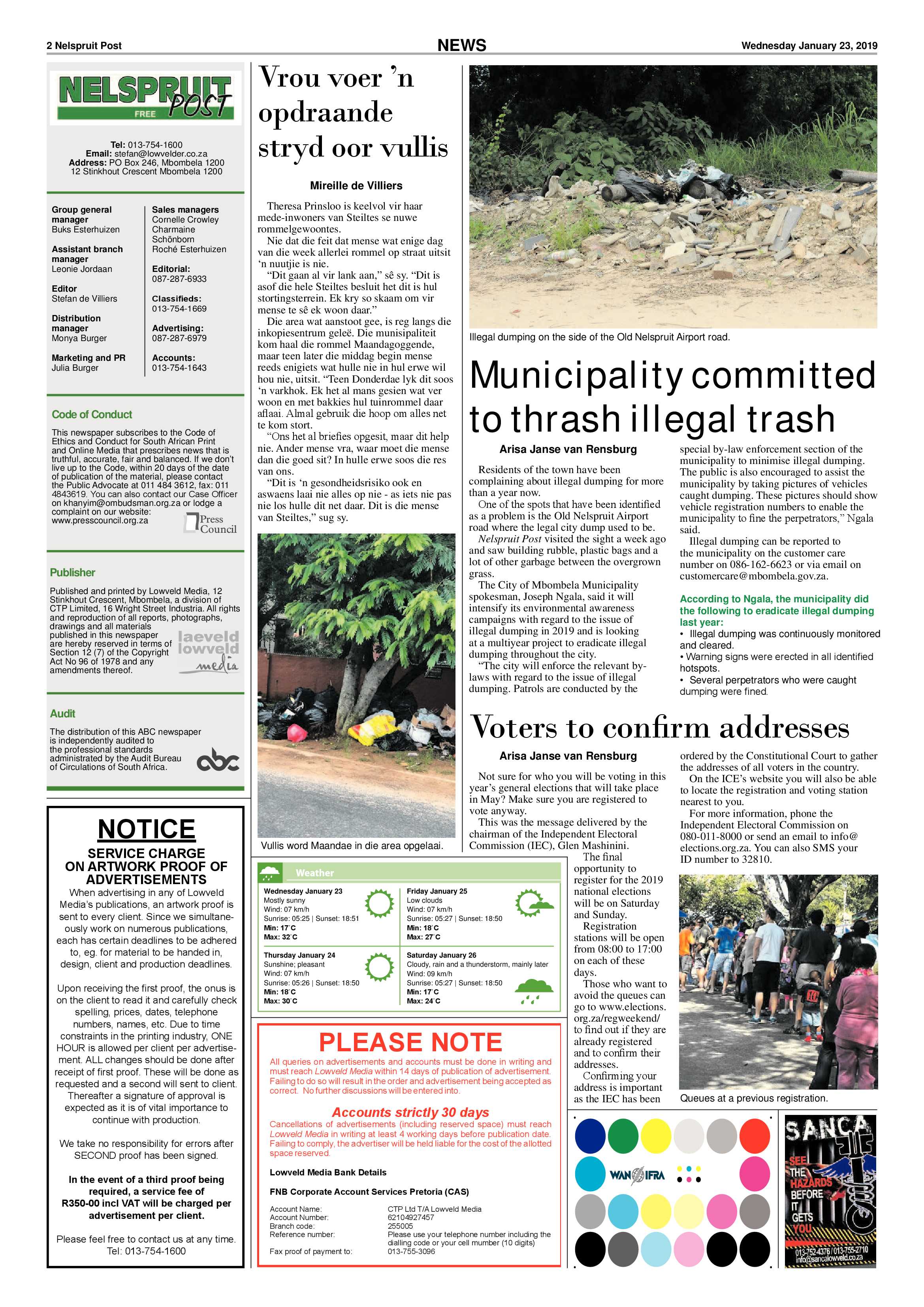 Nelspruit Post 23 January 2019 page 2