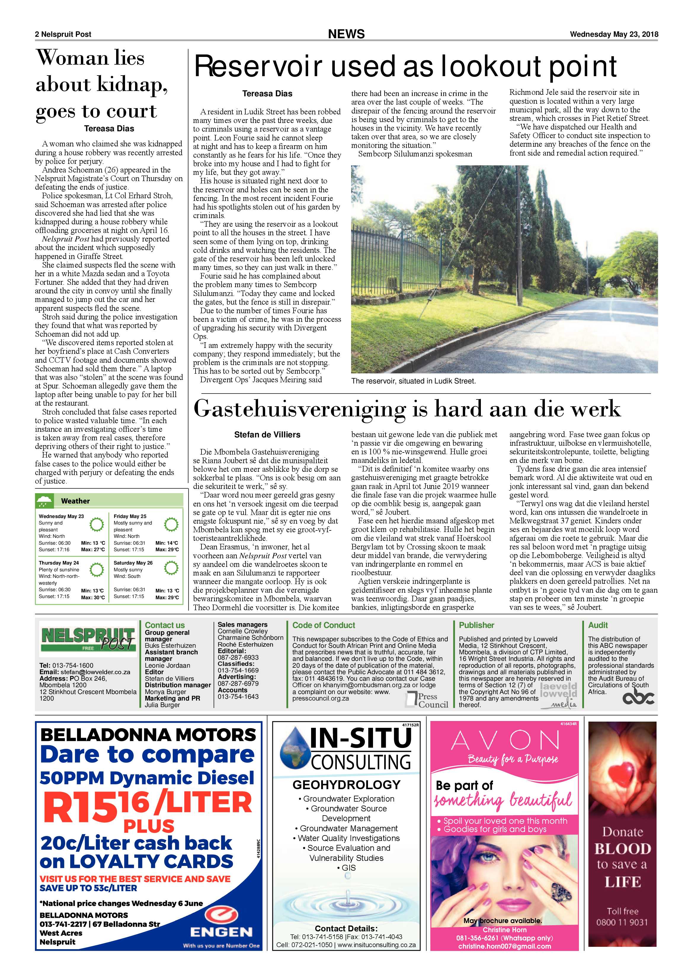 Nelspruit Post 23 May 2018 page 2