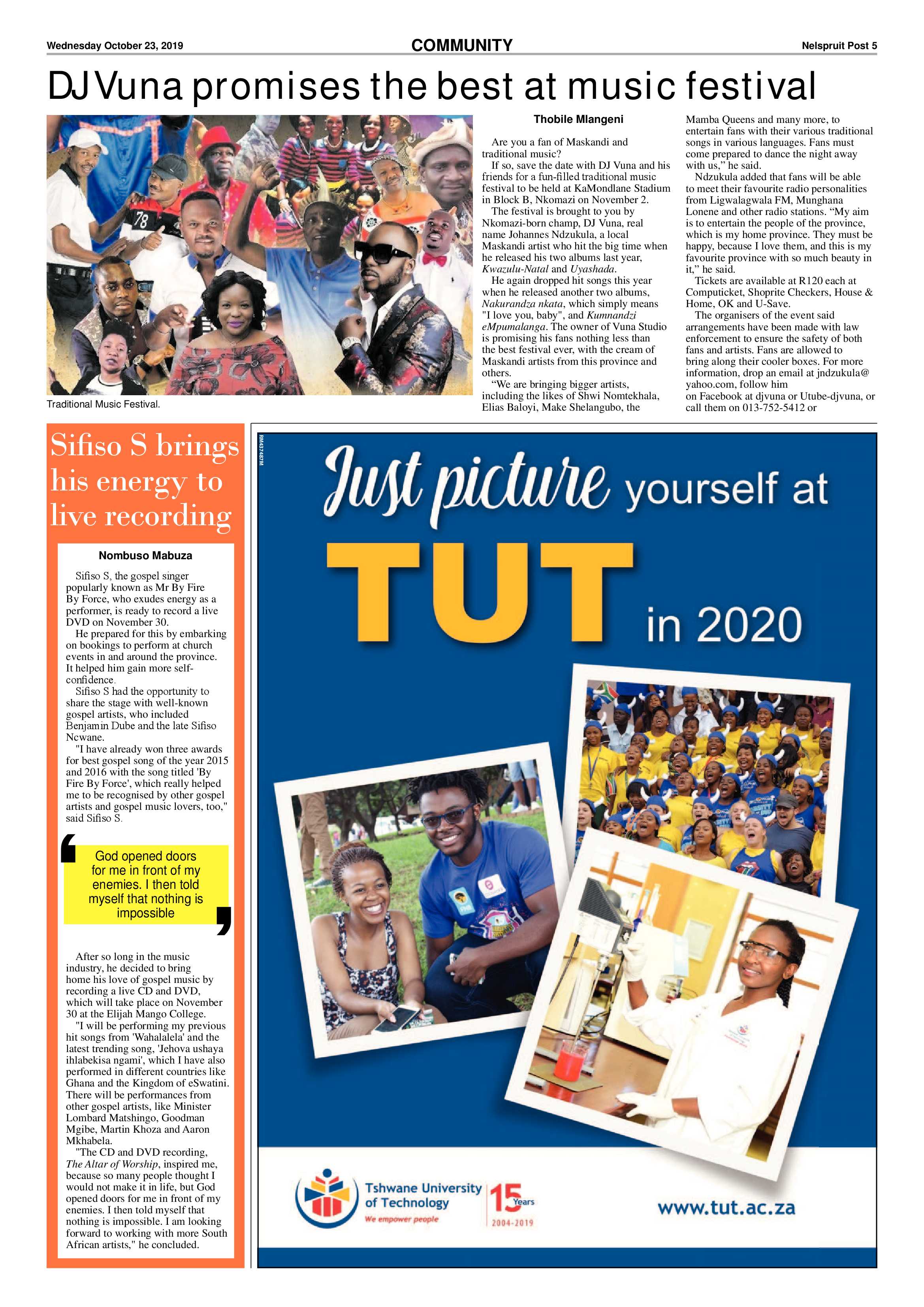 Nelspruit Post 23 October 2019 page 5
