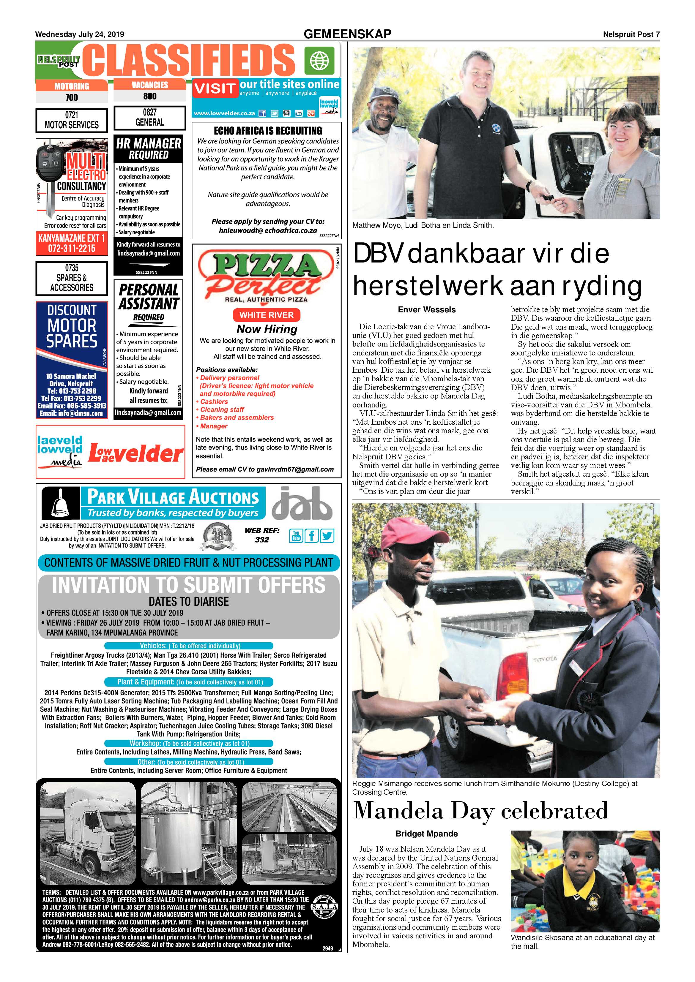 Nelspruit Post 24 July 2019 page 7