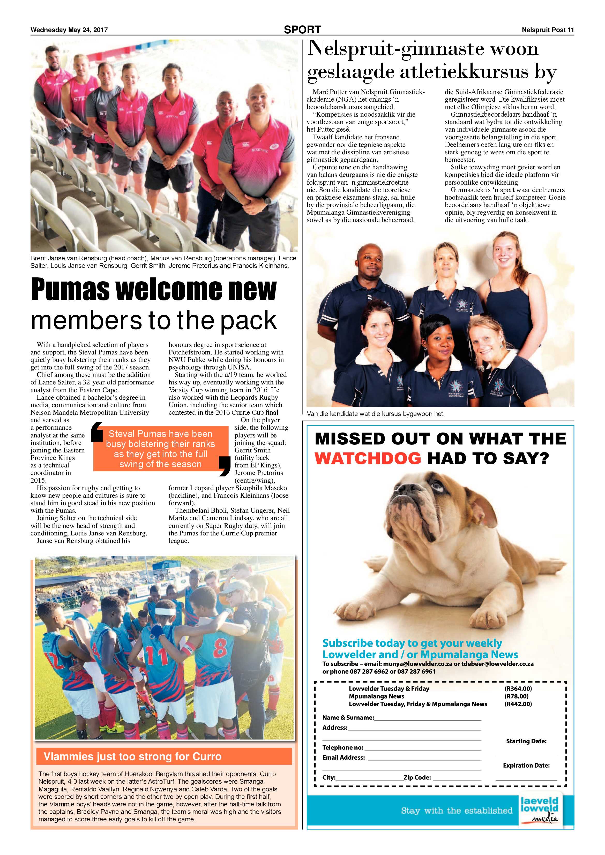 Nelspruit Post 24 May 2017 page 11