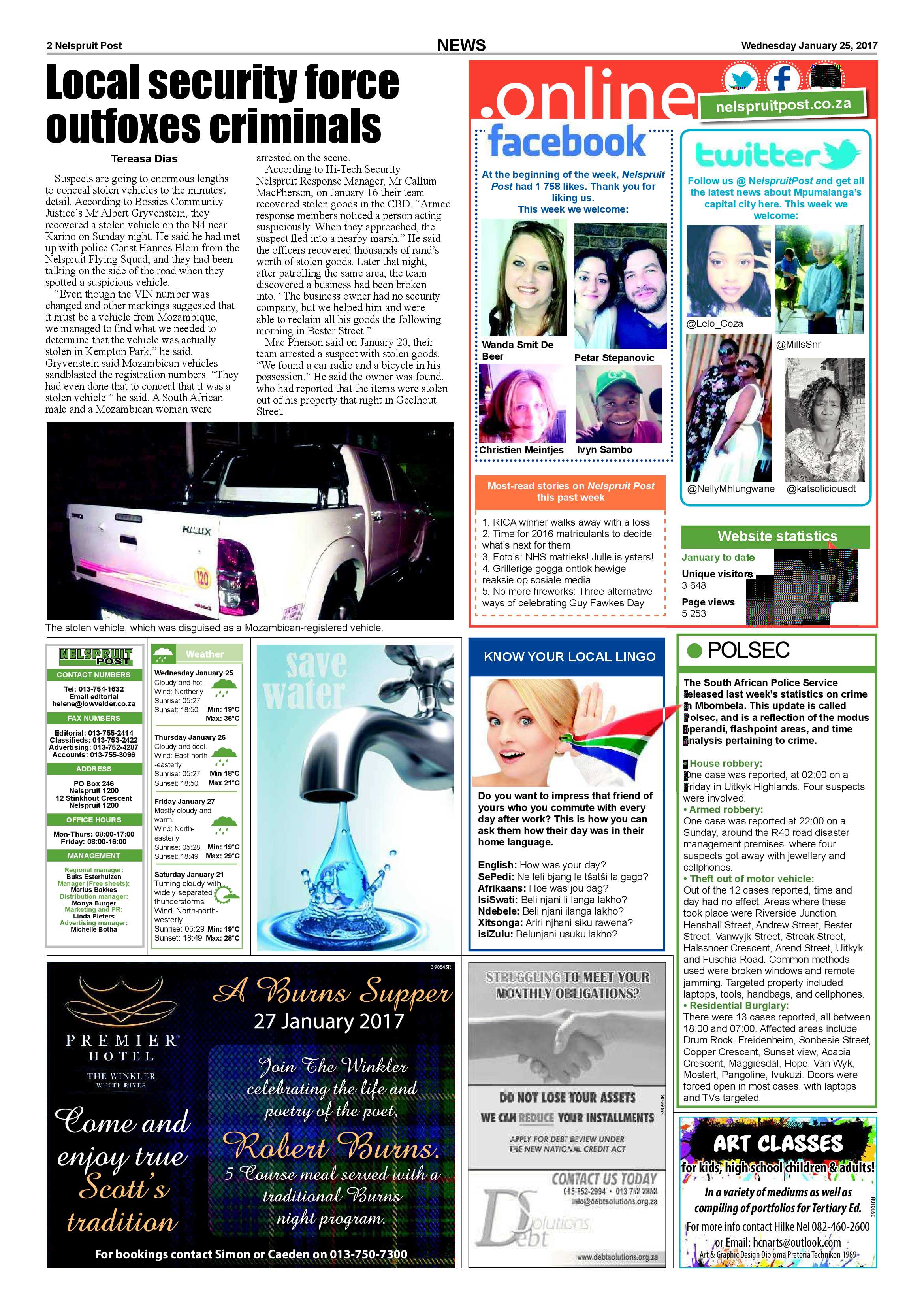 Nelspruit Post 25 January 2017 page 2