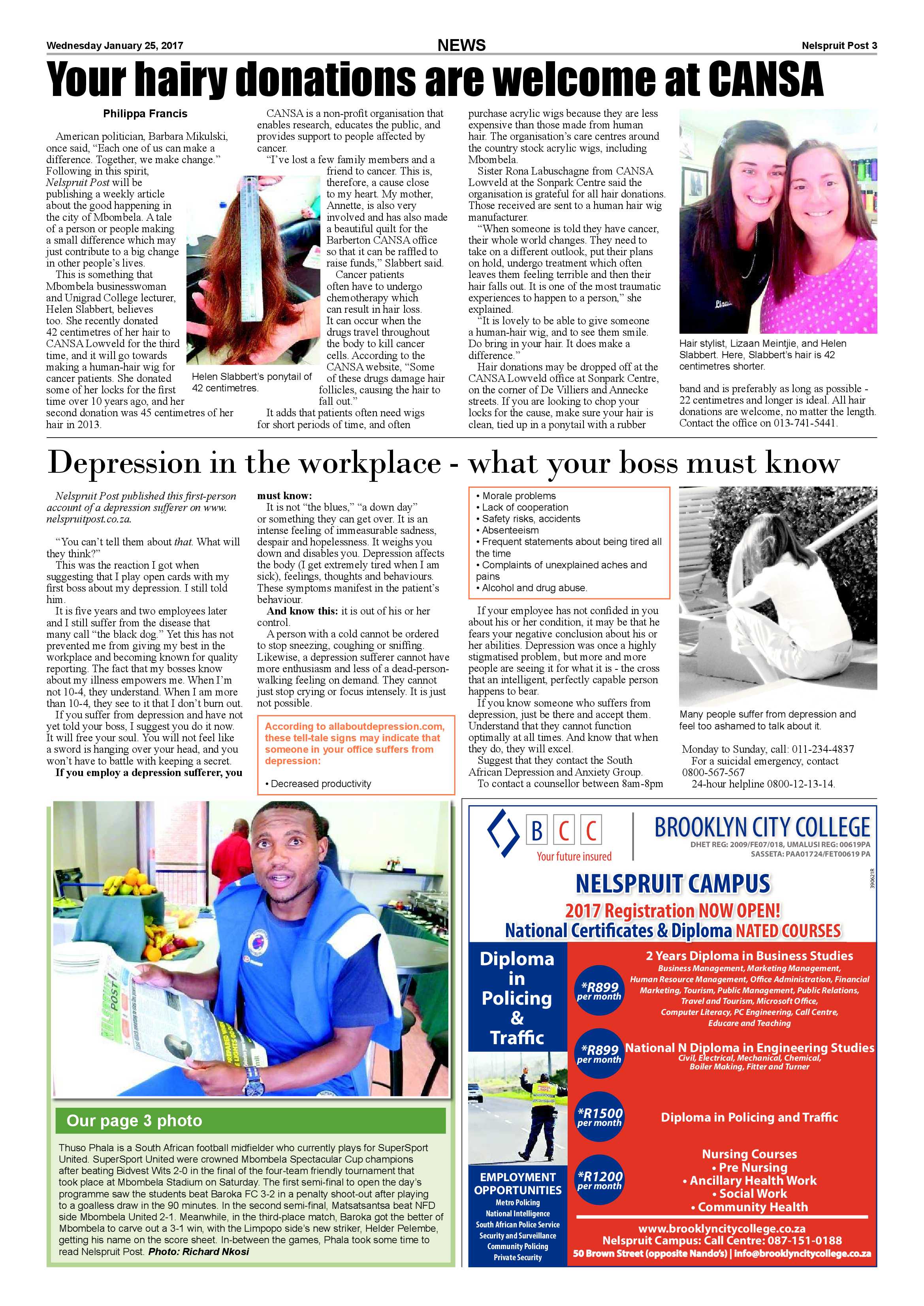 Nelspruit Post 25 January 2017 page 3