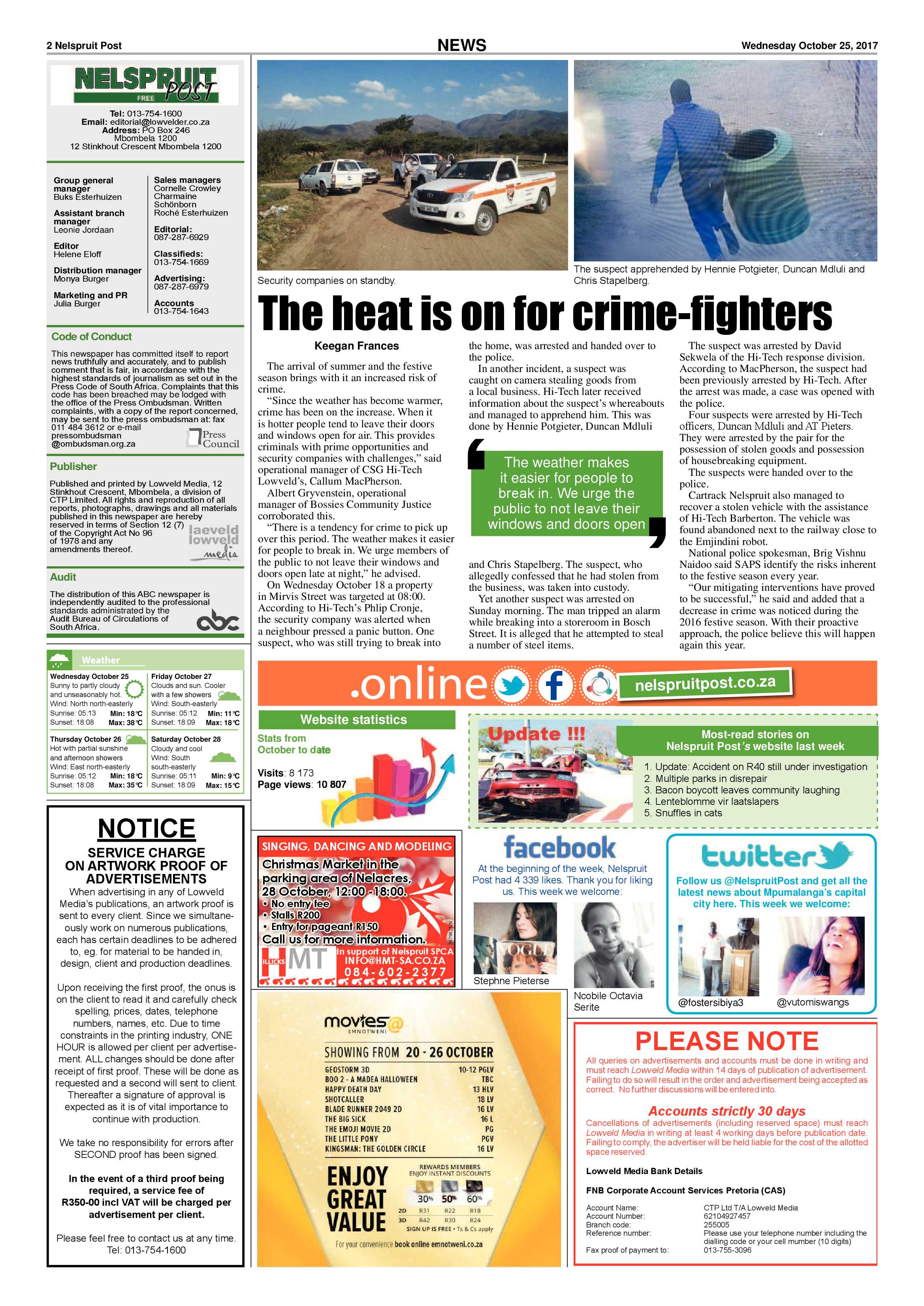 Nelspruit Post 25 October 2017 page 2