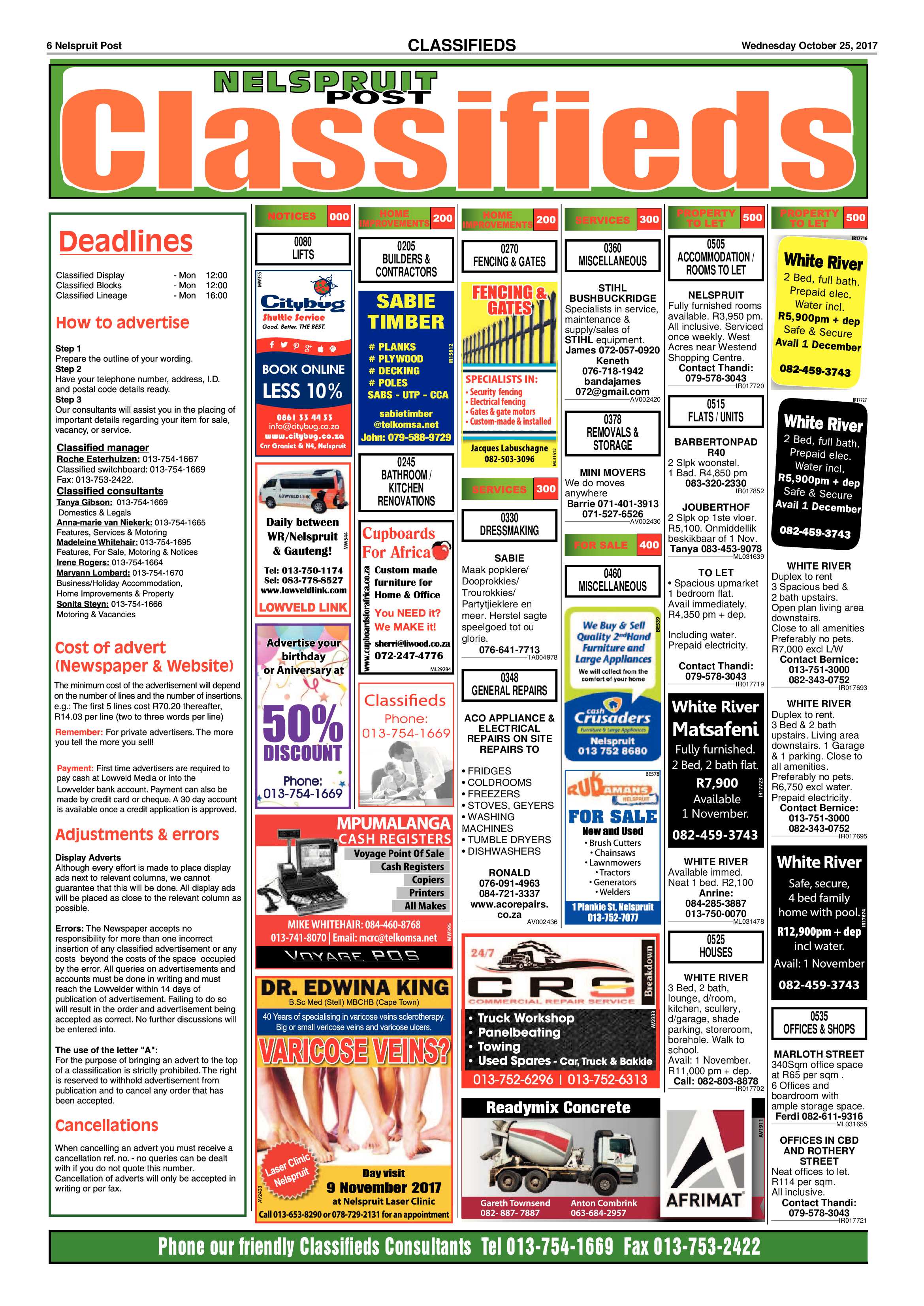 Nelspruit Post 25 October 2017 page 6