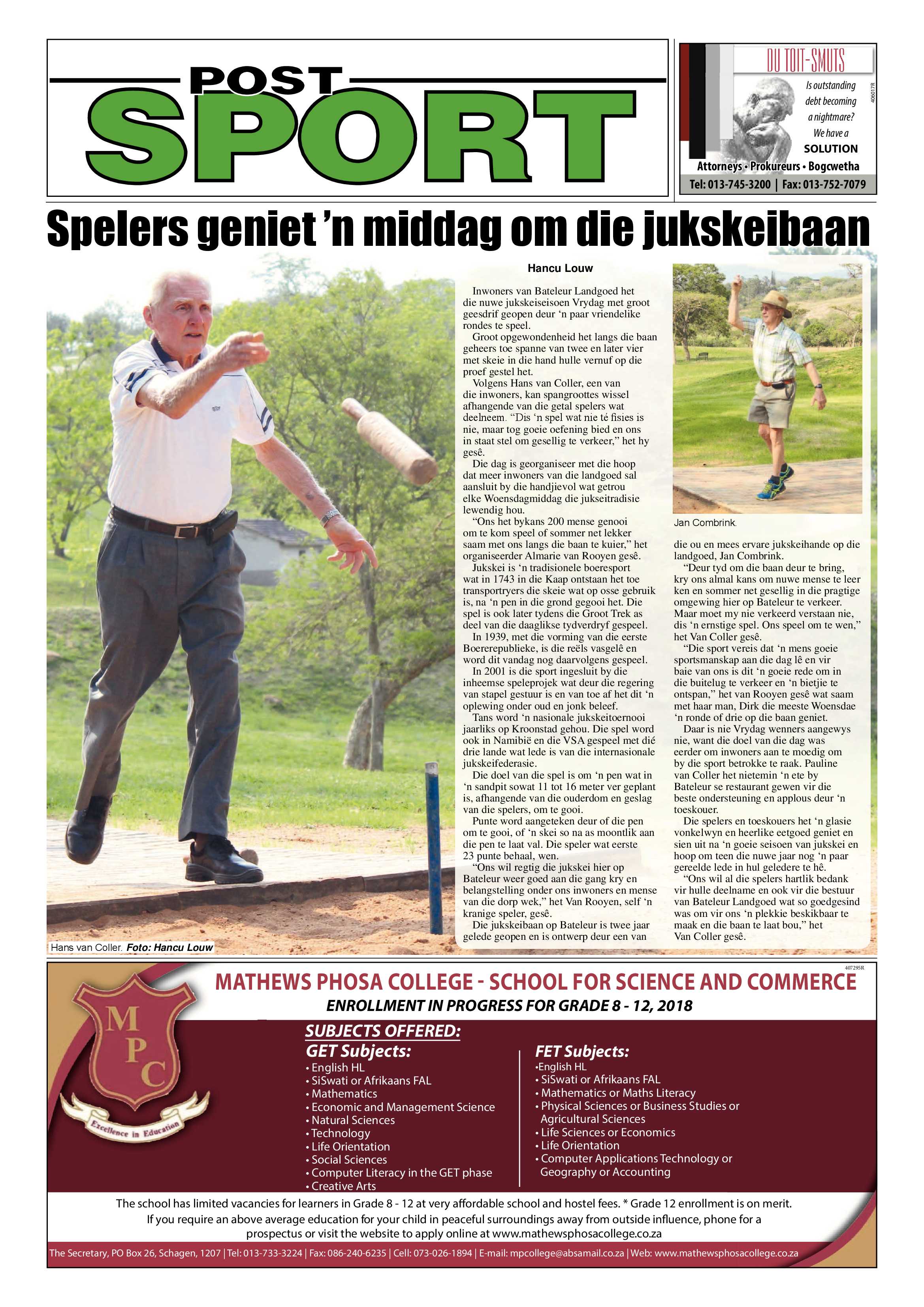 Nelspruit Post 25 October 2017 page 8