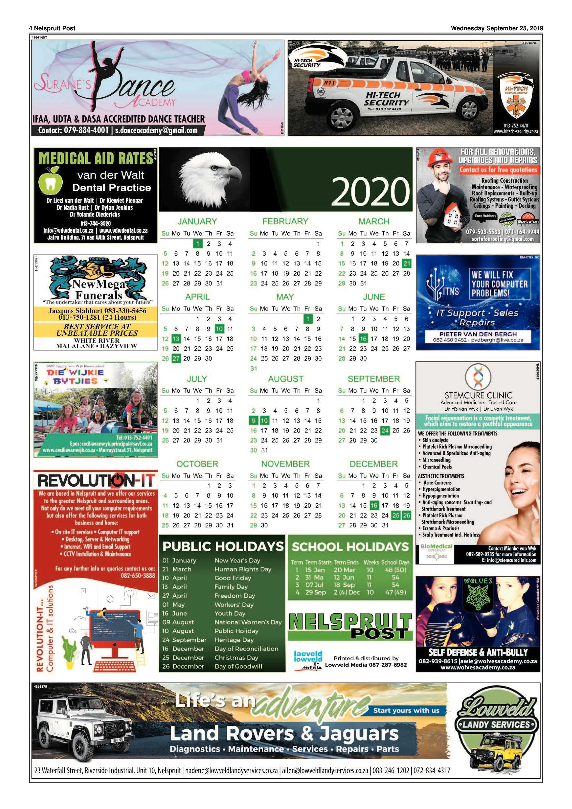 Nelspruit Post 25 September 2019 page 4
