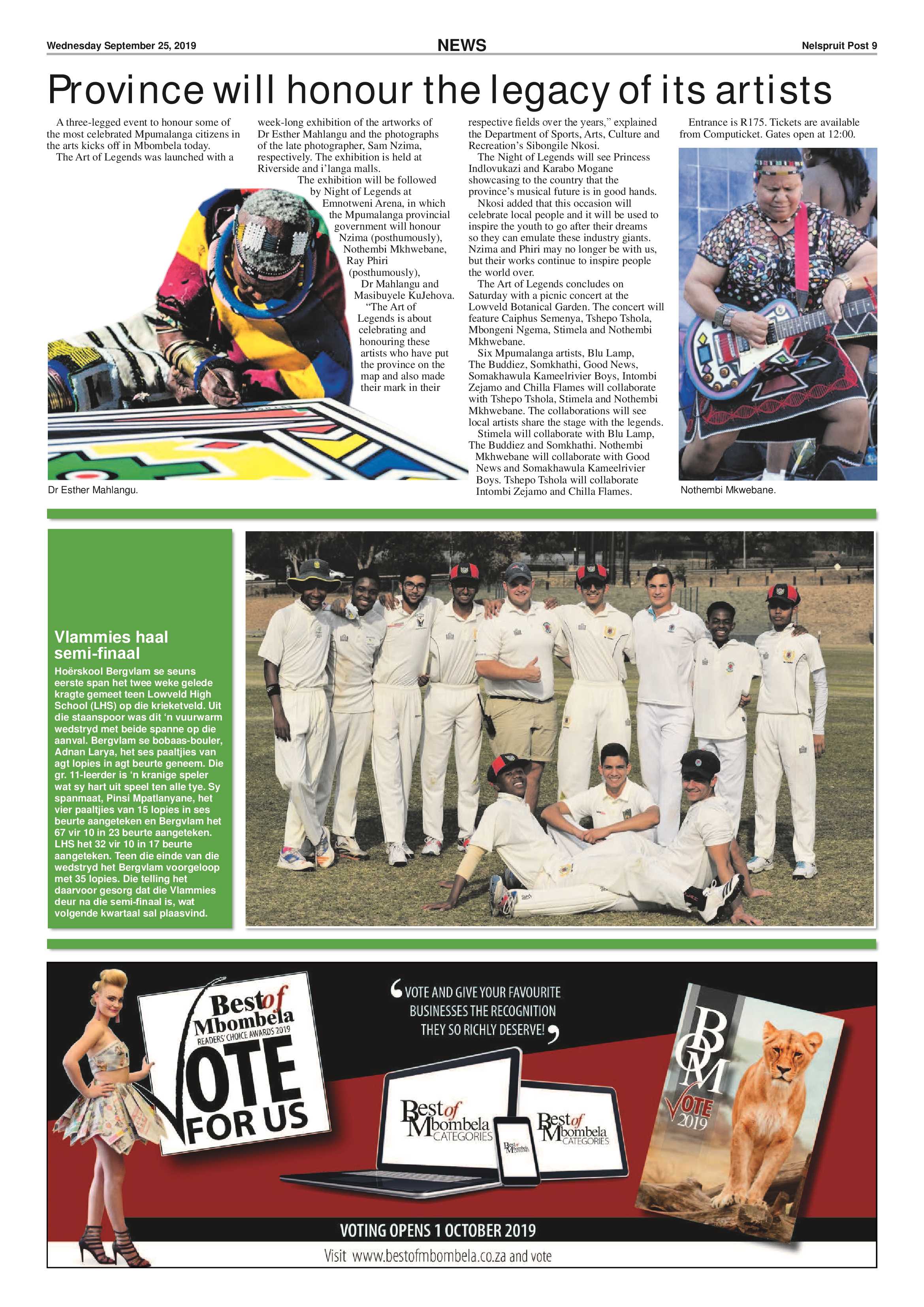 Nelspruit Post 25 September 2019 page 9