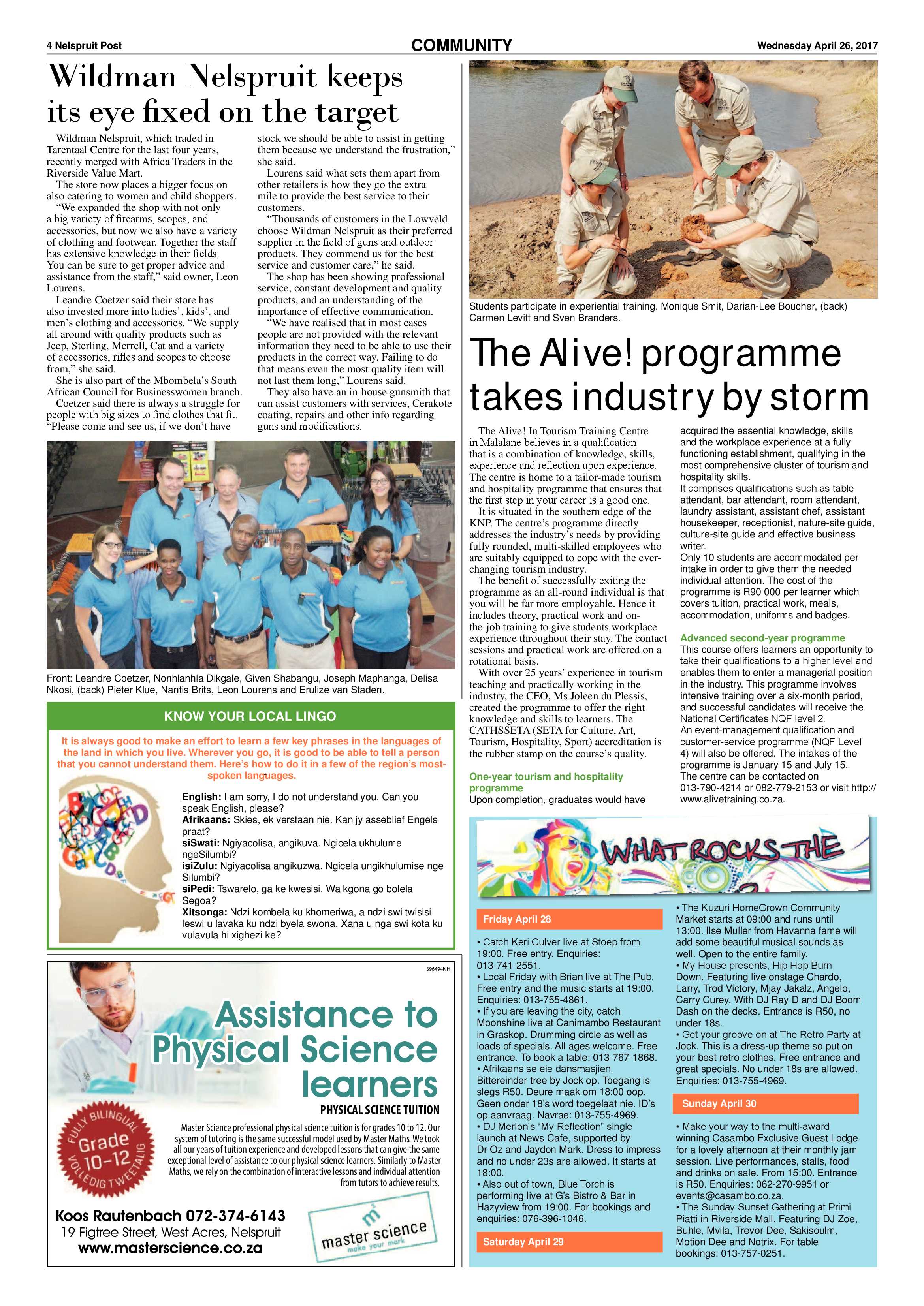Nelspruit Post 26 April 2017 page 4