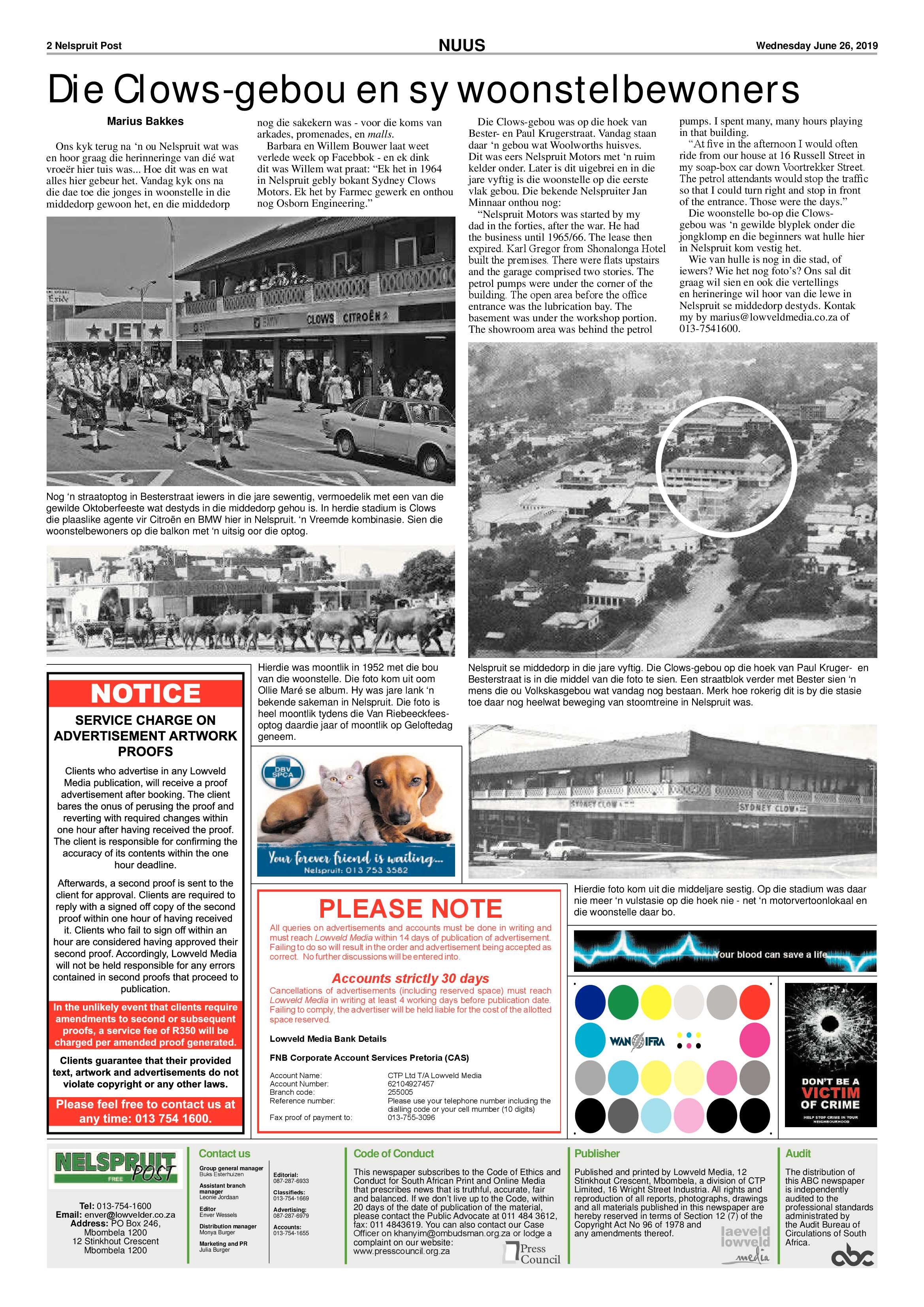 Nelspruit Post 26 June 2019 page 2