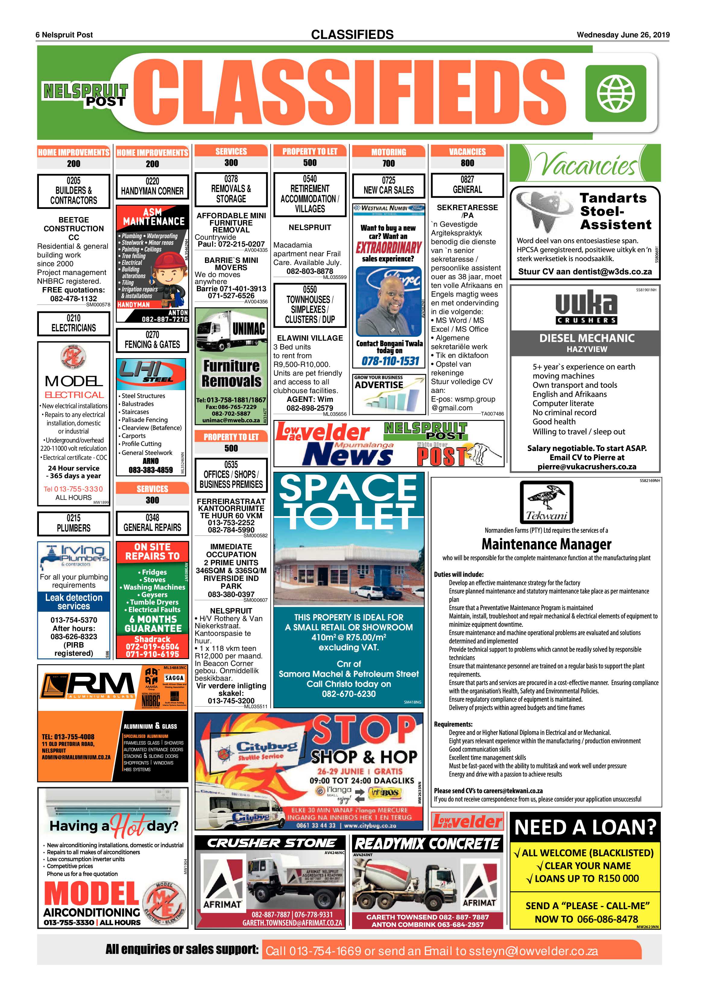 Nelspruit Post 26 June 2019 page 6