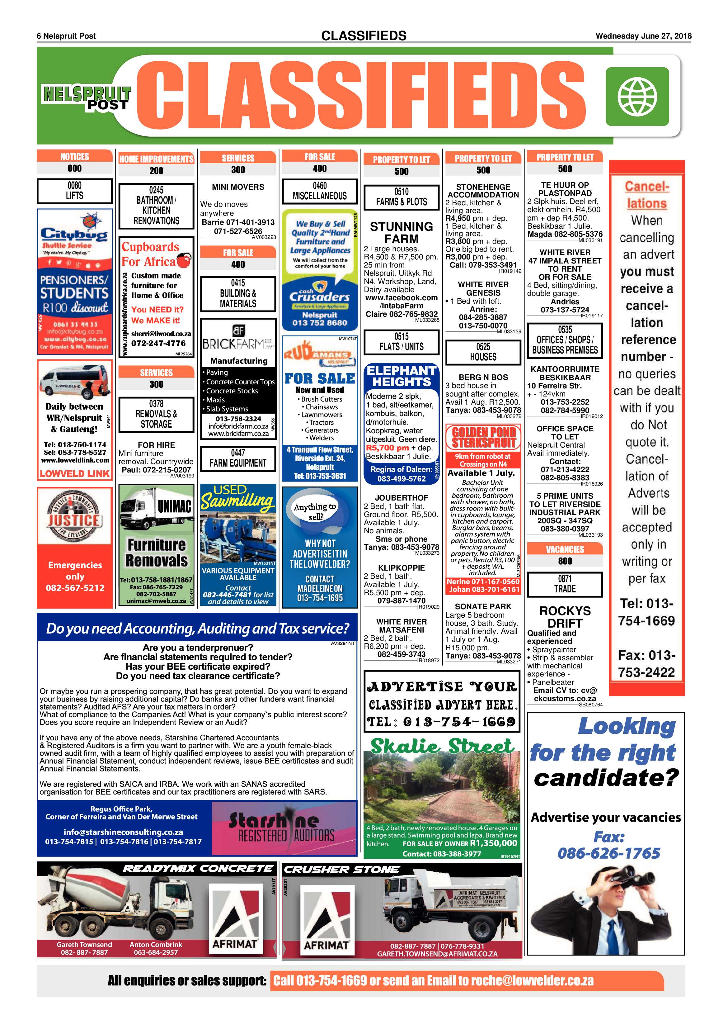 Nelspruit Post 27 June 2018 page 6
