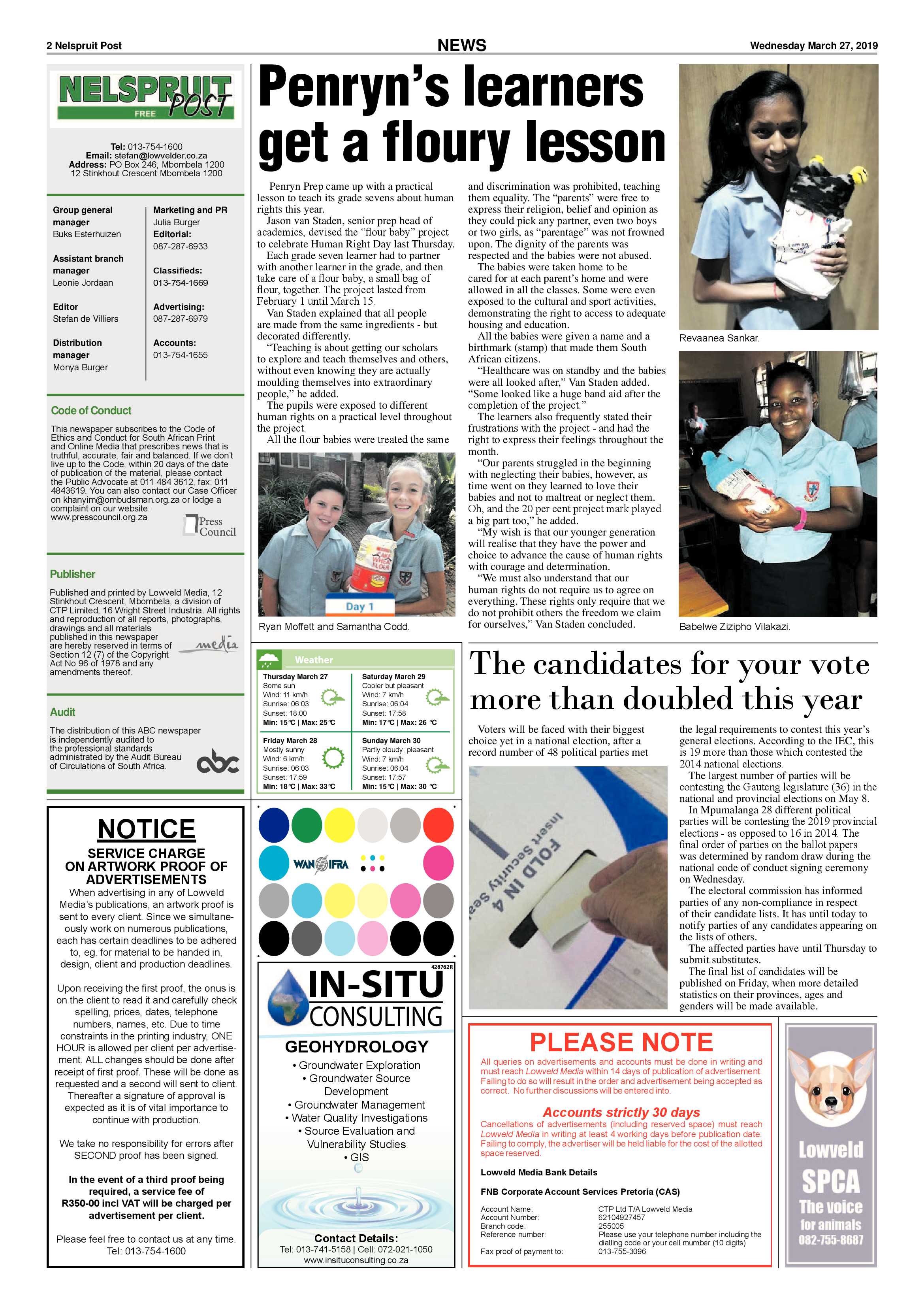 Nelspruit Post 26 March 2019 page 2