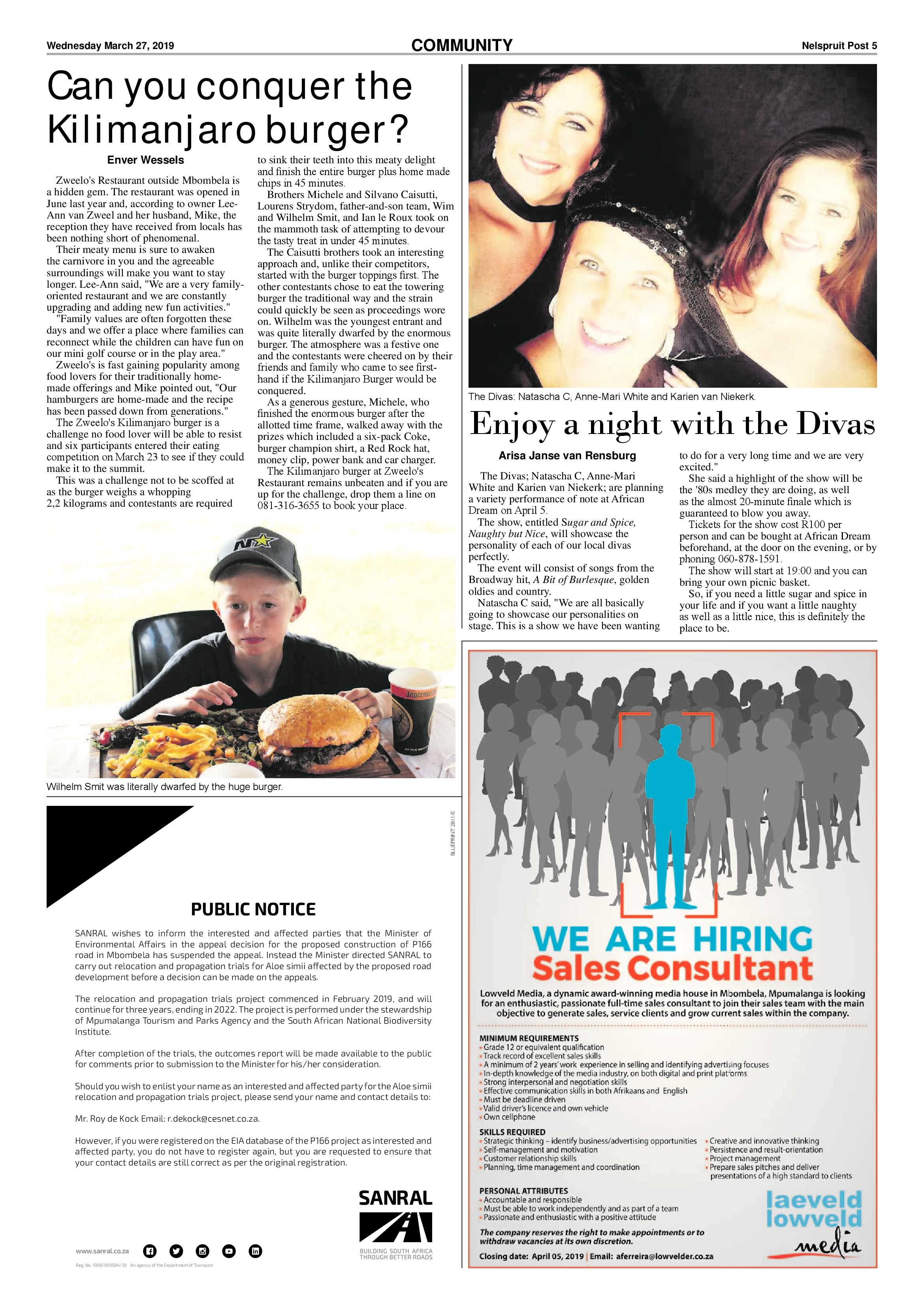 Nelspruit Post 26 March 2019 page 5