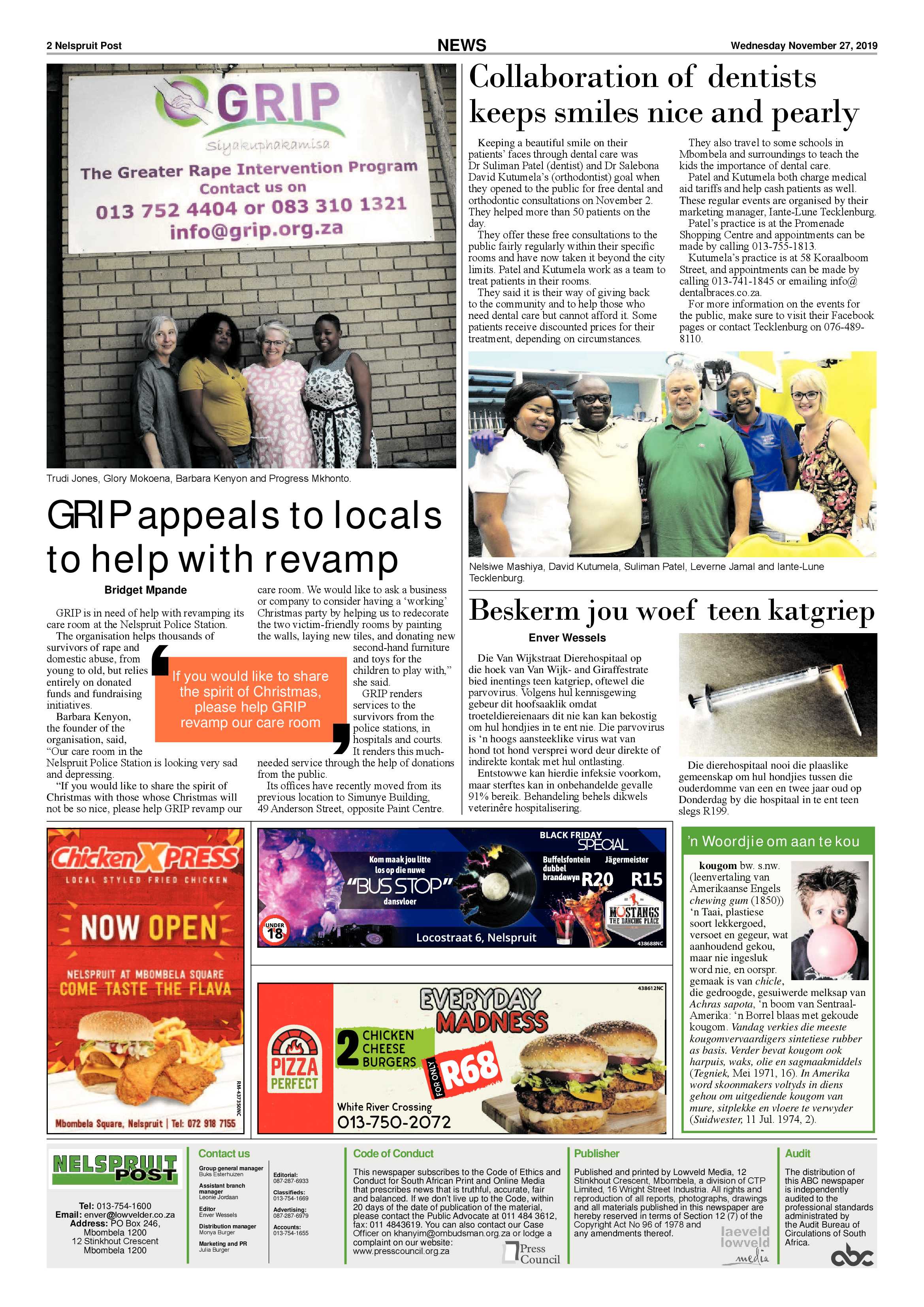 Nelspruit Post 27 November 2019 page 2