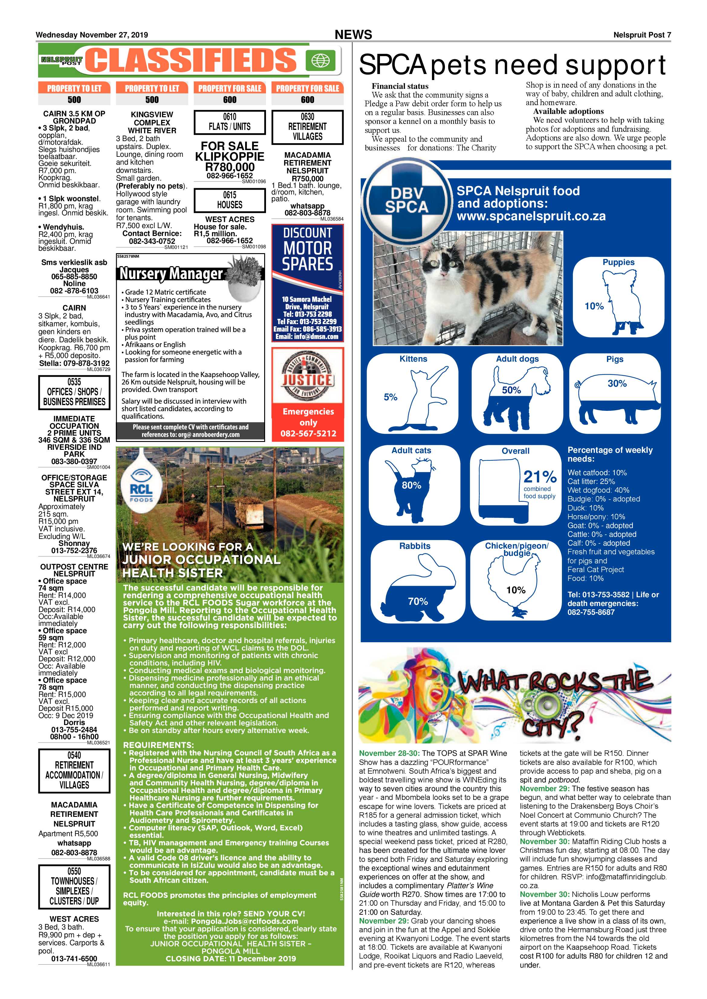 Nelspruit Post 27 November 2019 page 7