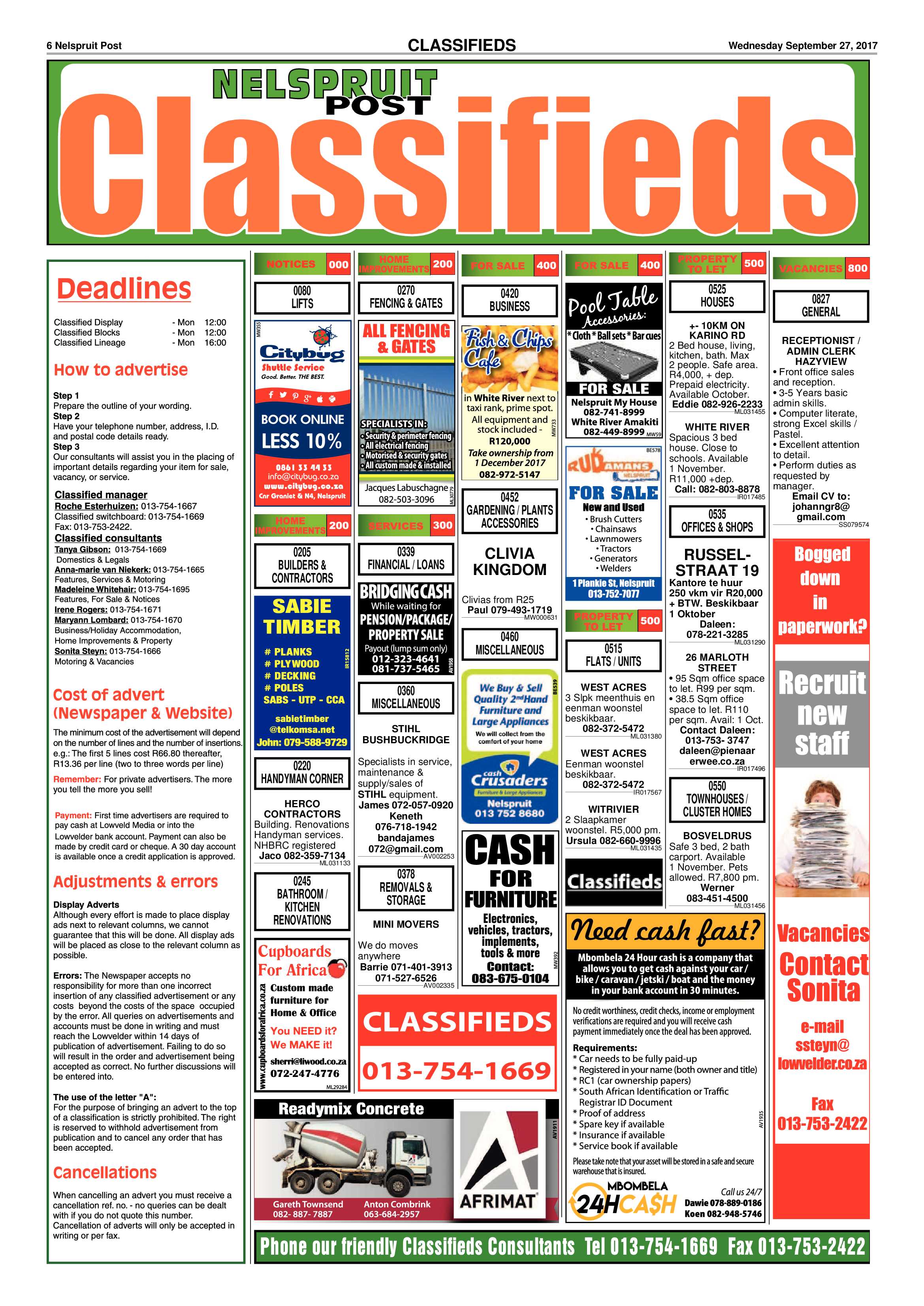Nelspruit Post 27 September 2017 page 6