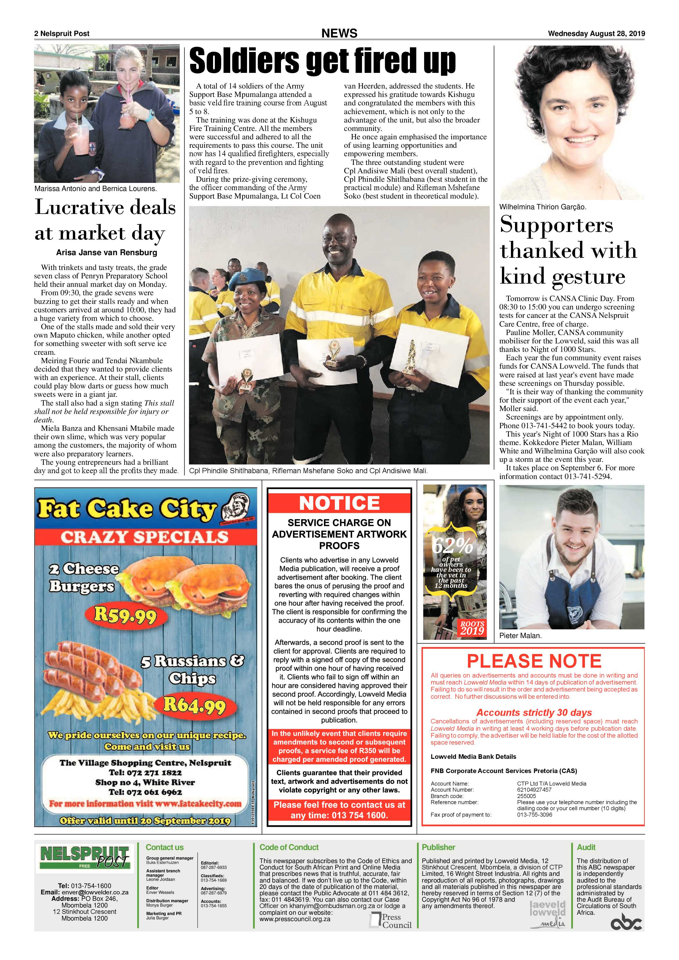 Nelspruit Post 28 August 2019 page 2