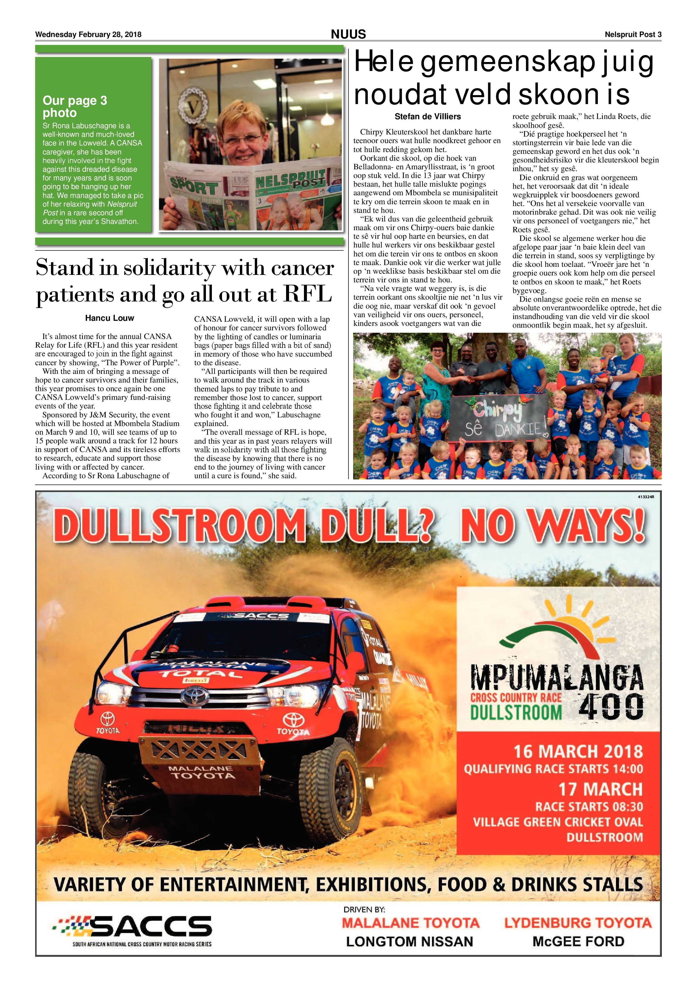 Nelspruit Post 28 February 2018 page 3