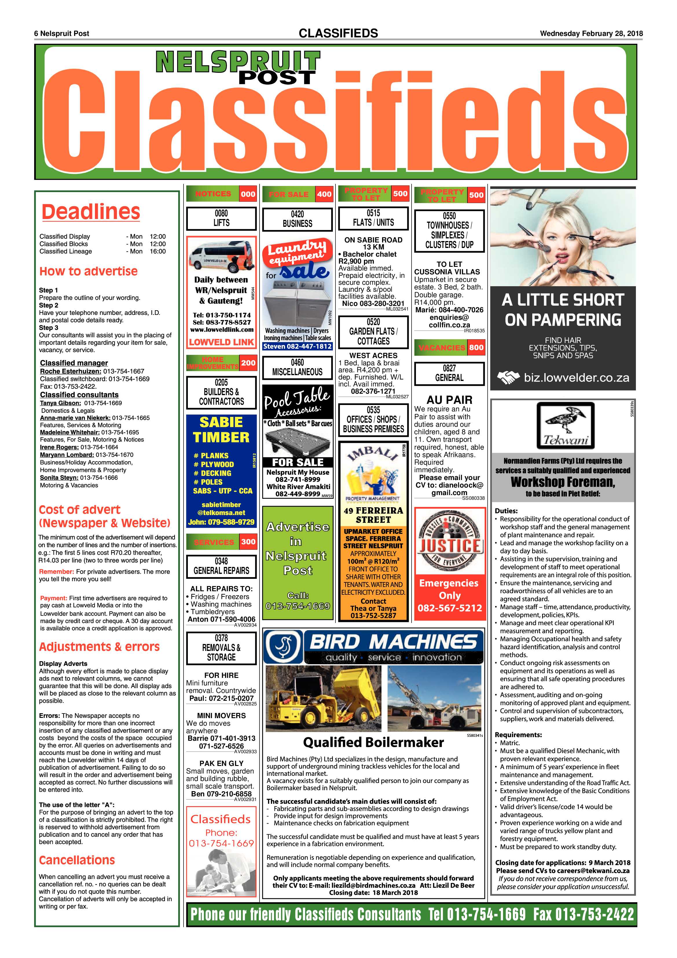 Nelspruit Post 28 February 2018 page 6