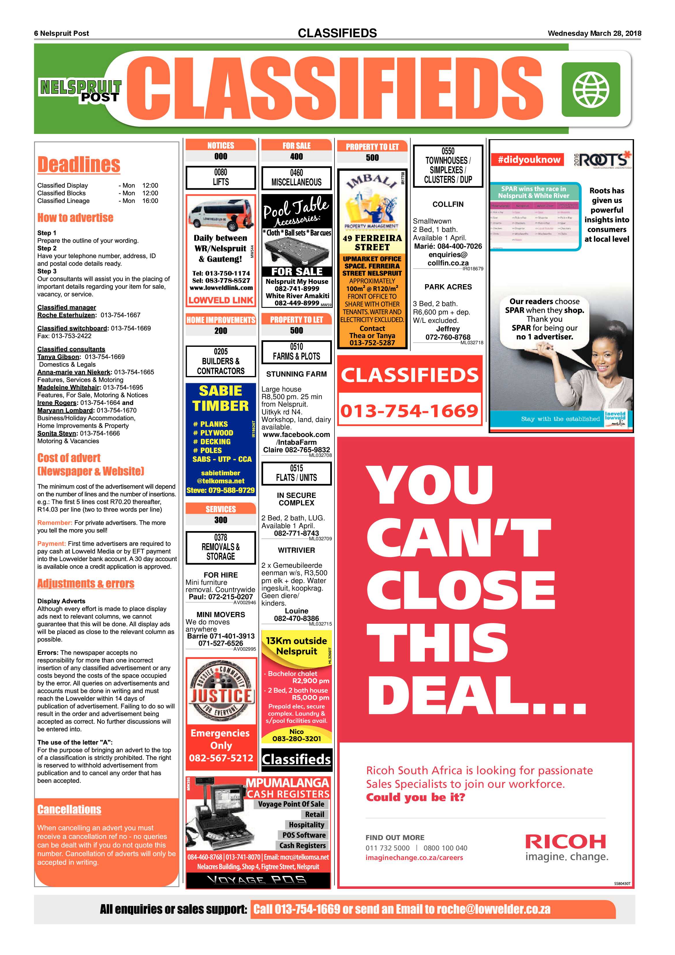 Nelspruit Post 28 March 2018 page 6