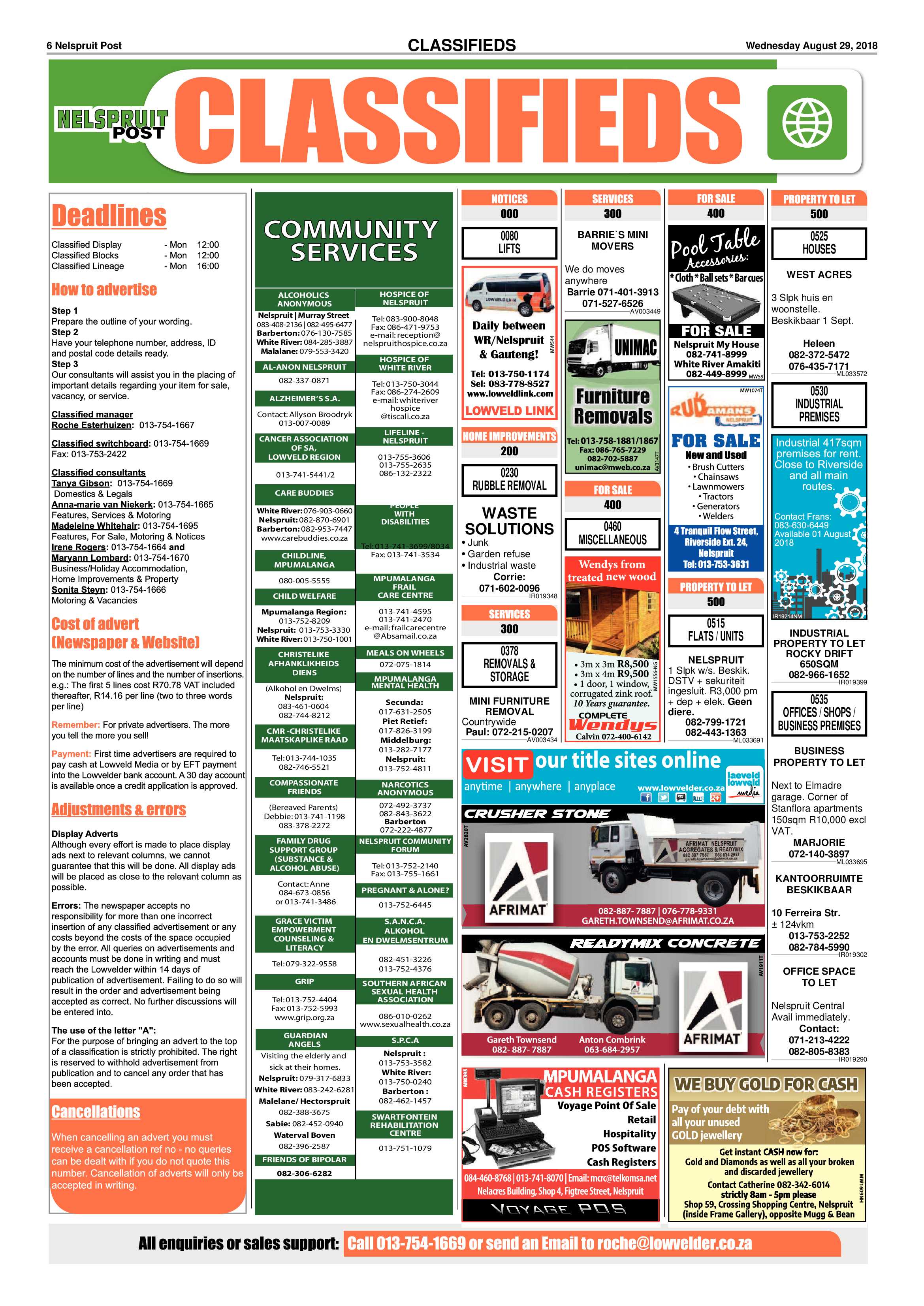 Nelspruit Post 29 August 2018 page 6