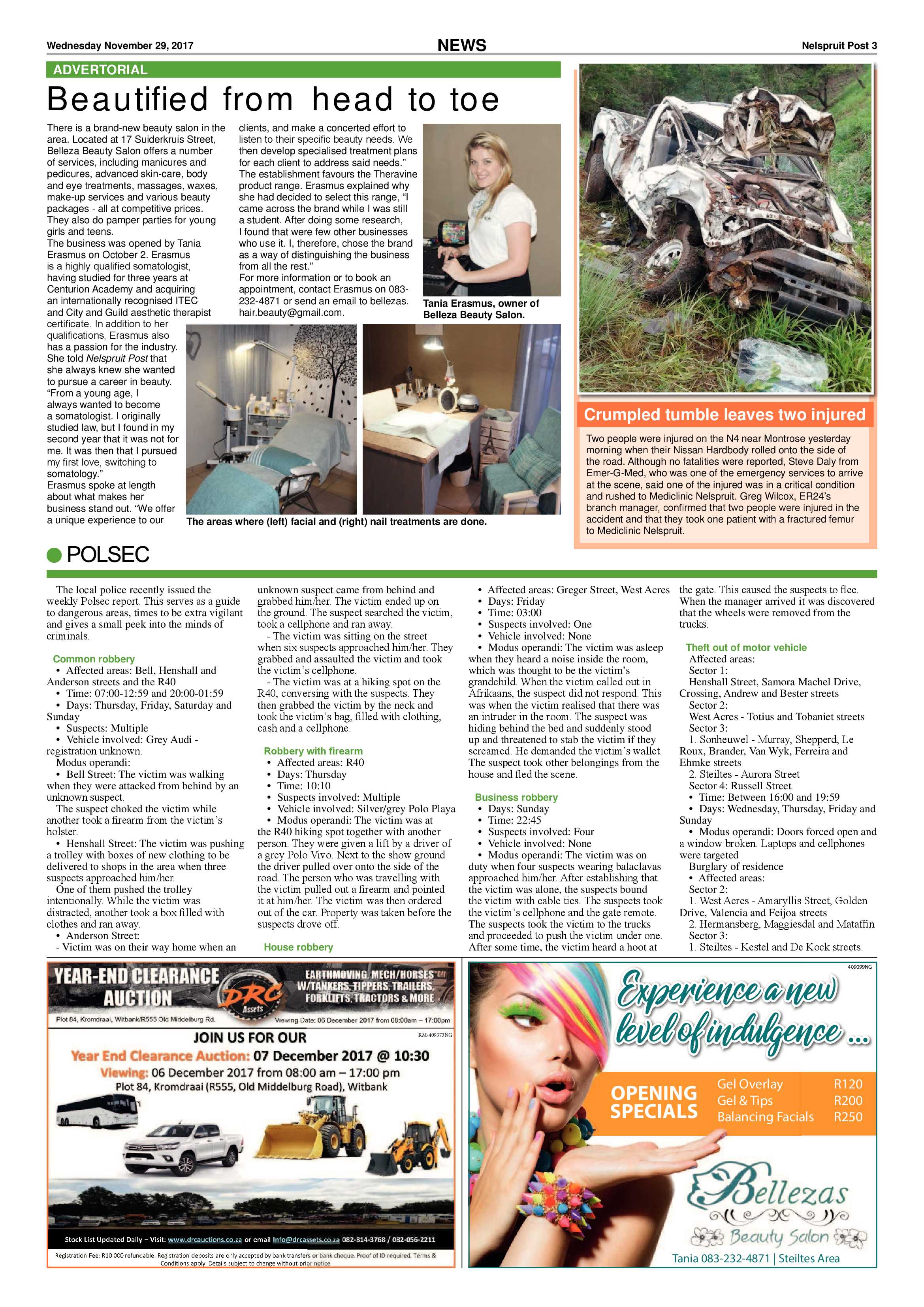 Nelspruit Post 29 November 2017 page 3