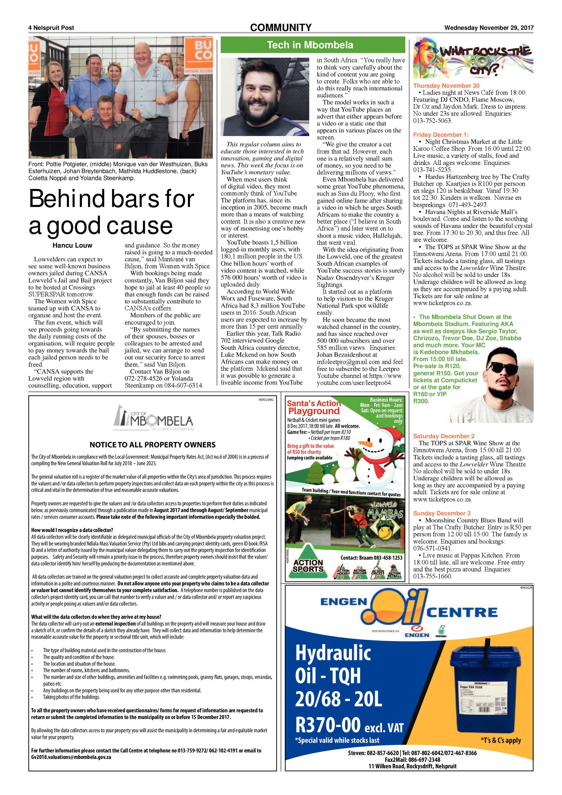 Nelspruit Post 29 November 2017 page 4