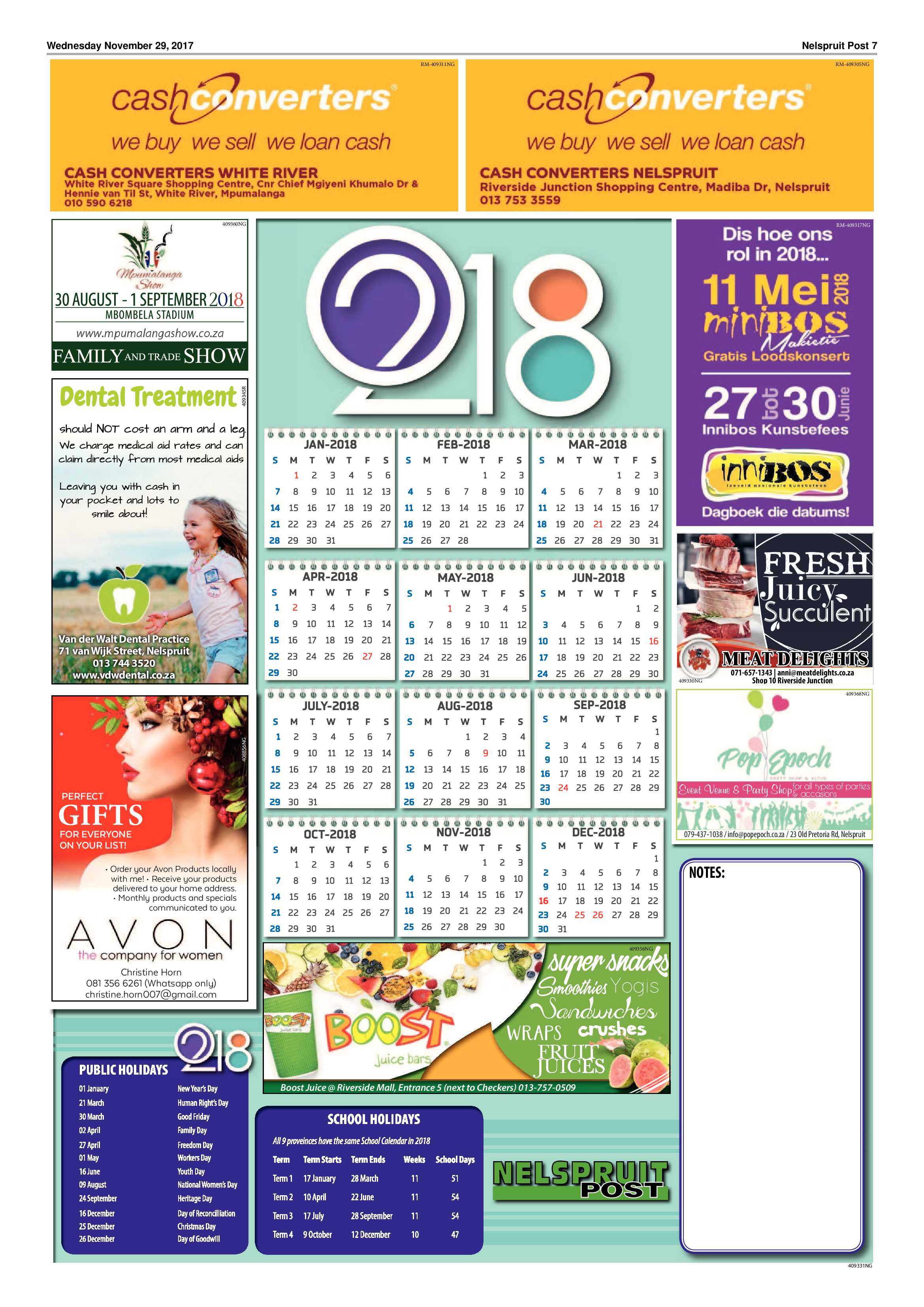 Nelspruit Post 29 November 2017 page 7