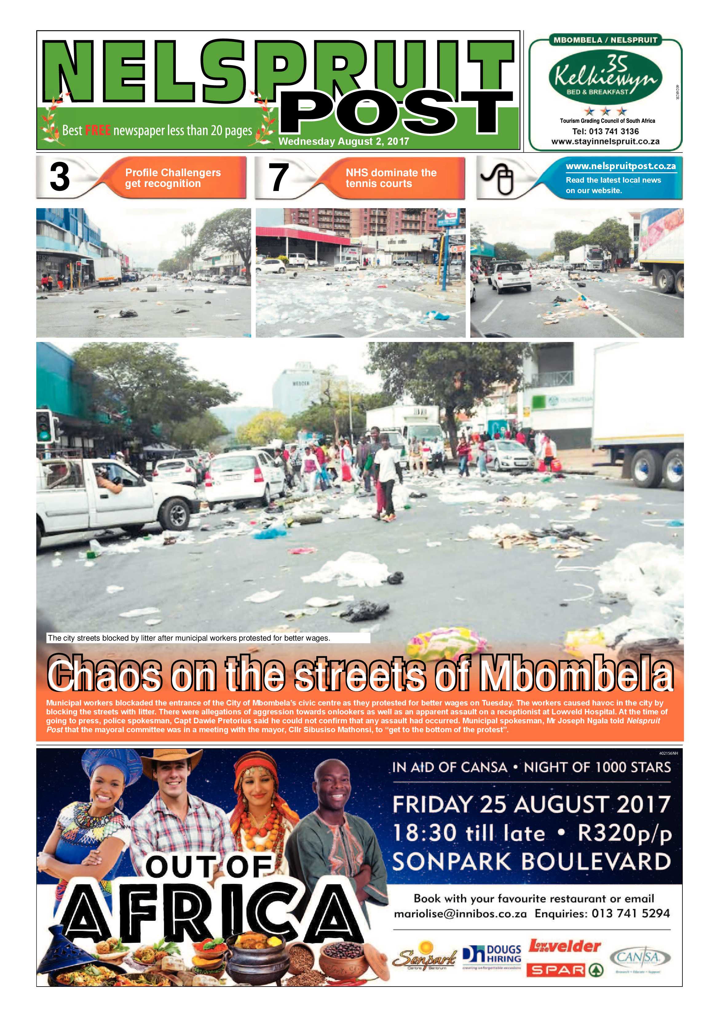 Nelspruit Post 2 August 2017 page 1
