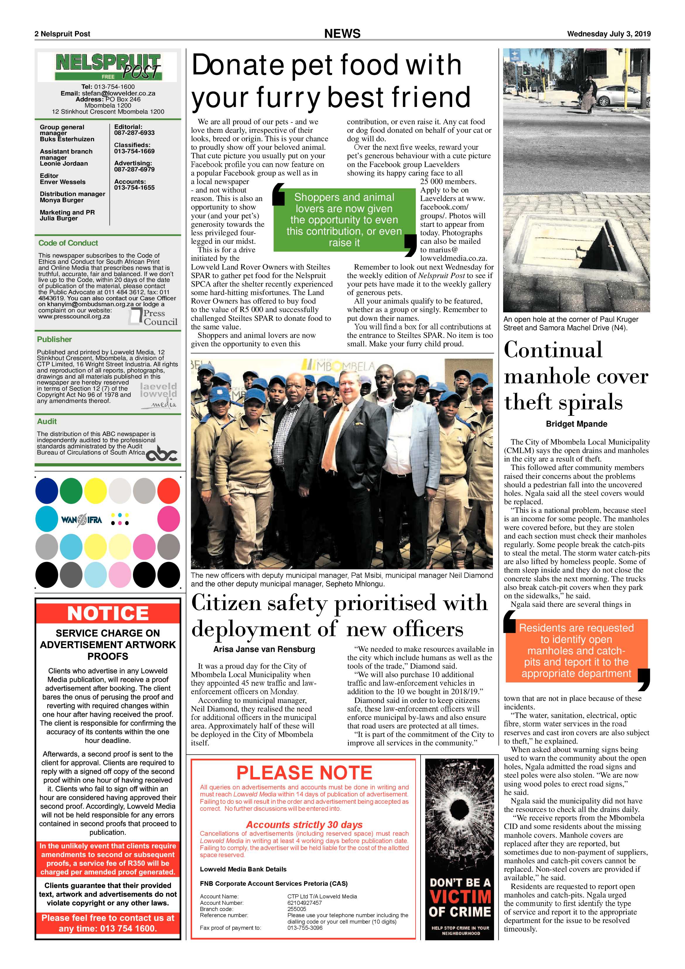 Nelspruit Post 3 July 2019 page 2