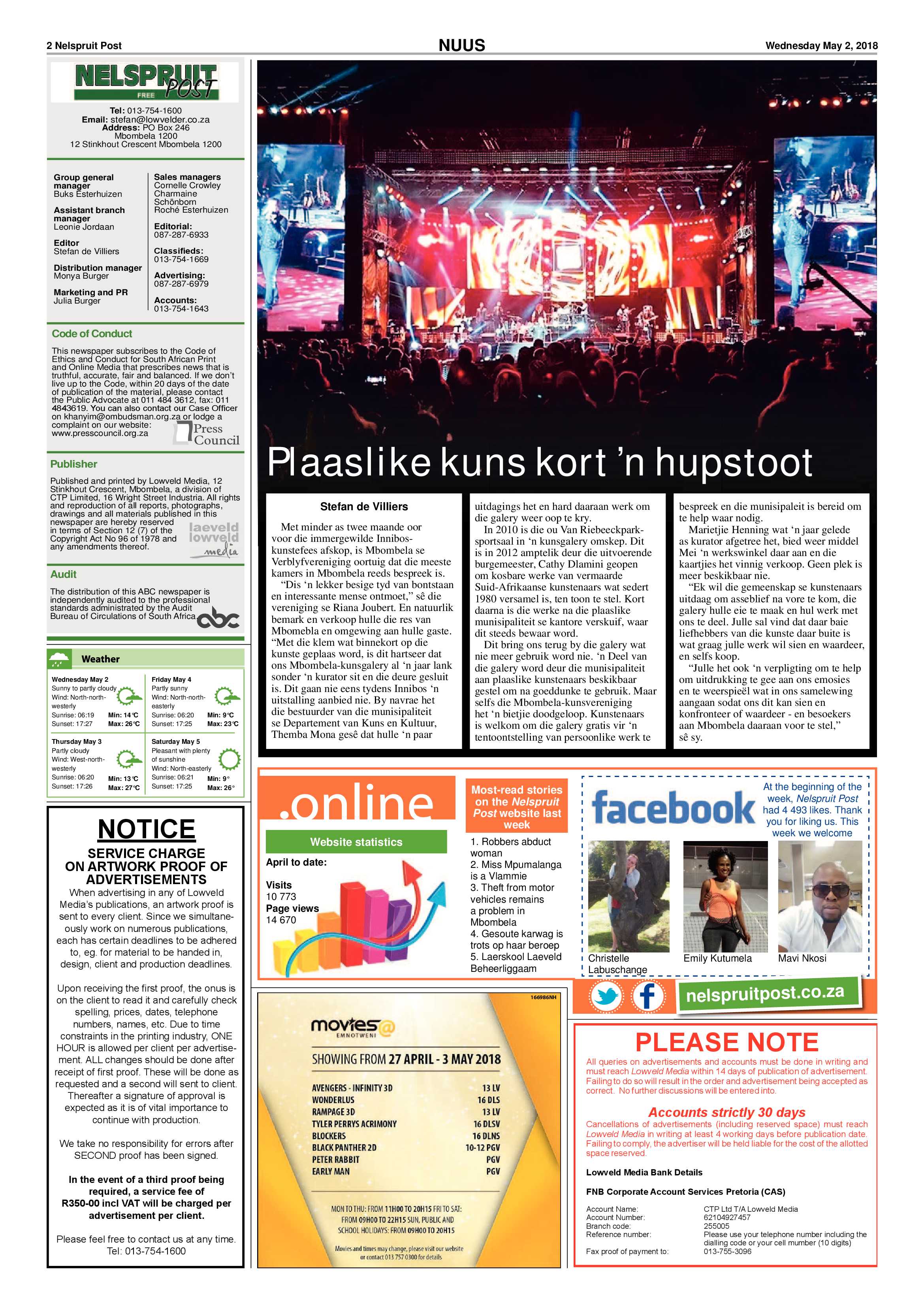 Nelspruit Post 2 May 2018 page 2